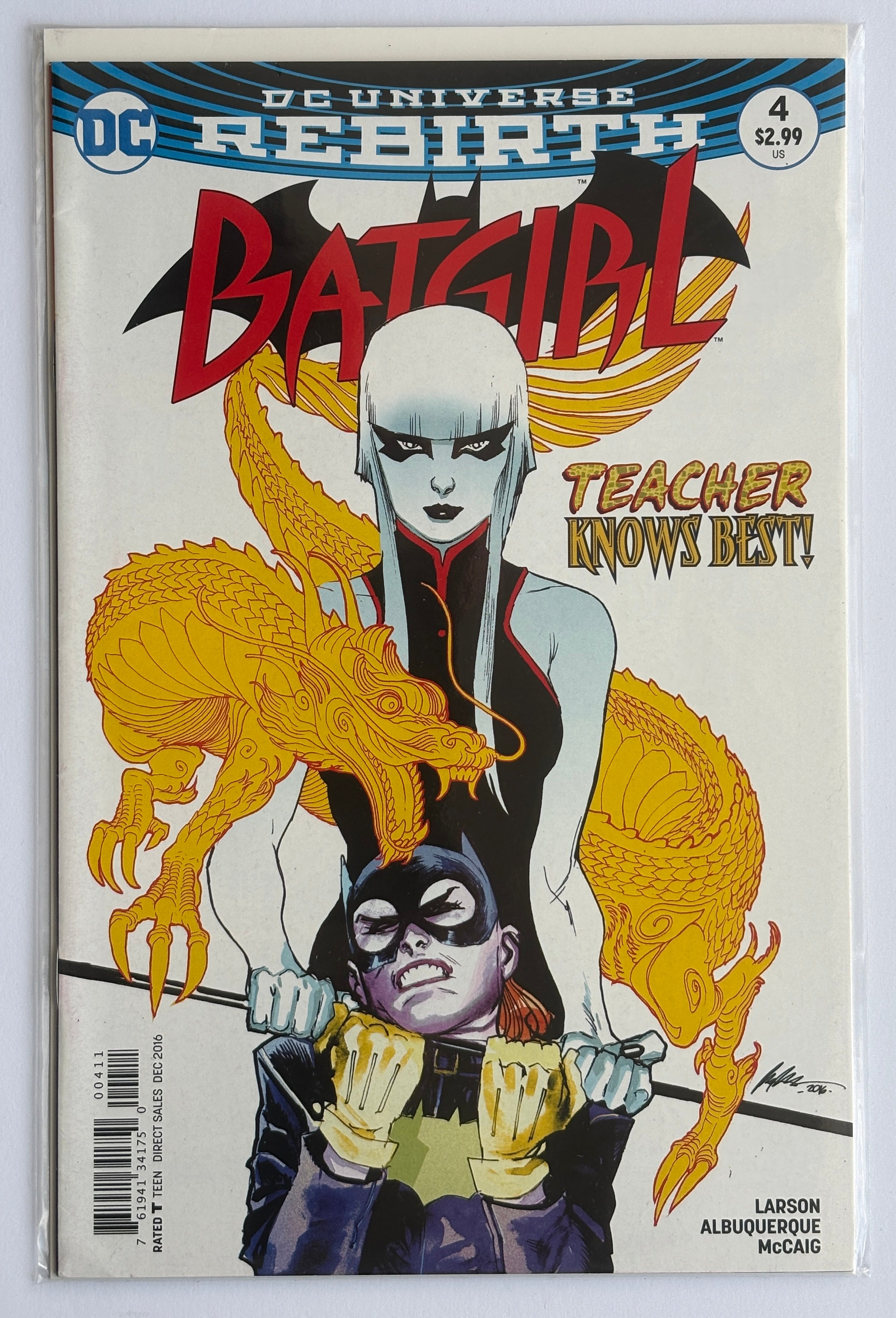 Batgirl #4 - 1st Printing - DC Comics December 2016 VF- 7.5