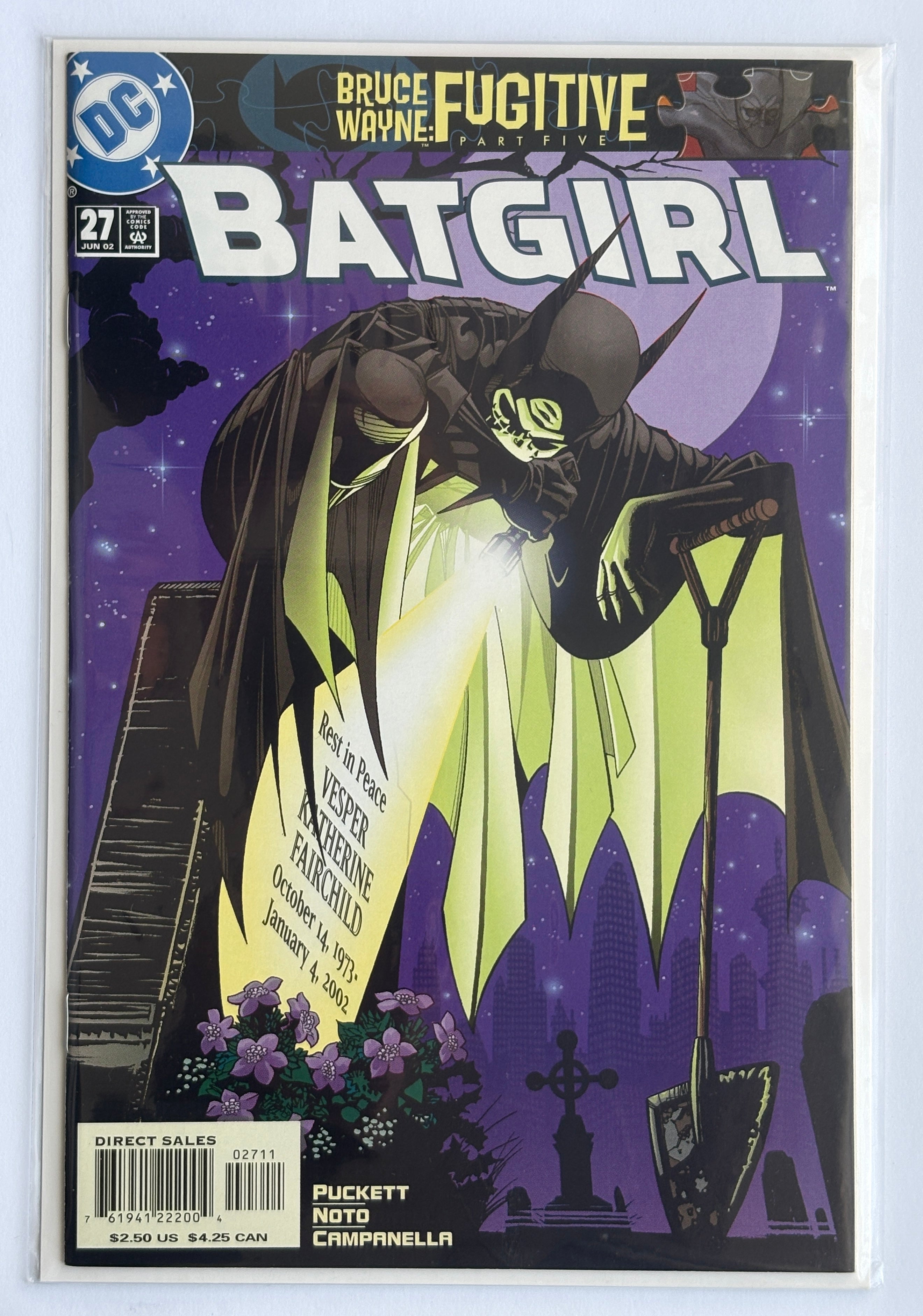 Batgirl #27 - 1st Print - DC Comics June 2002 VF 8.0