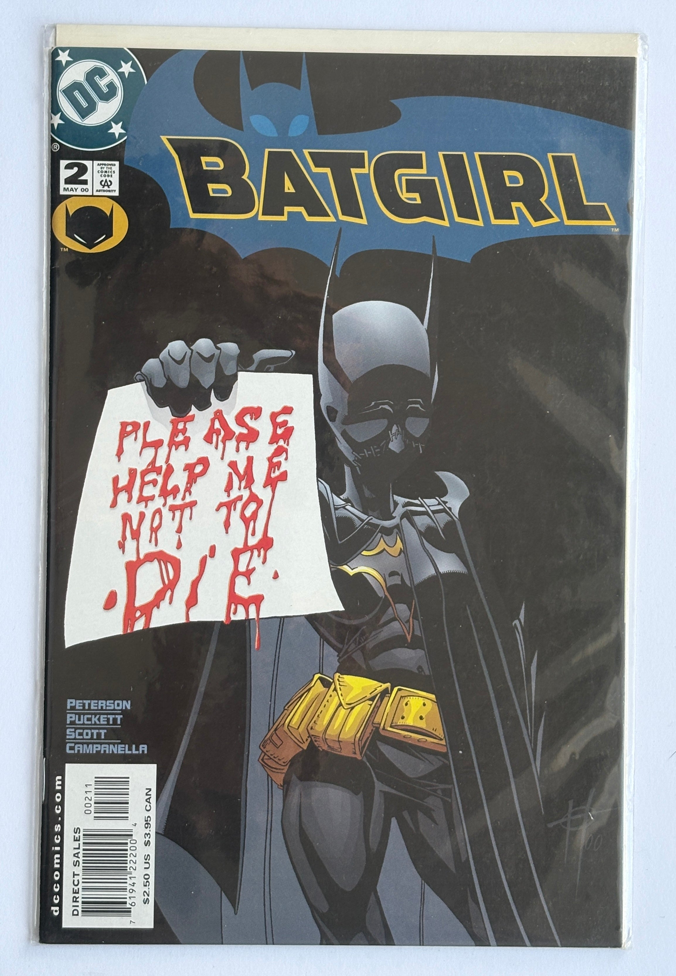 Batgirl #2 - 1st Printing - DC Comics May 2000 VF+ 8.5