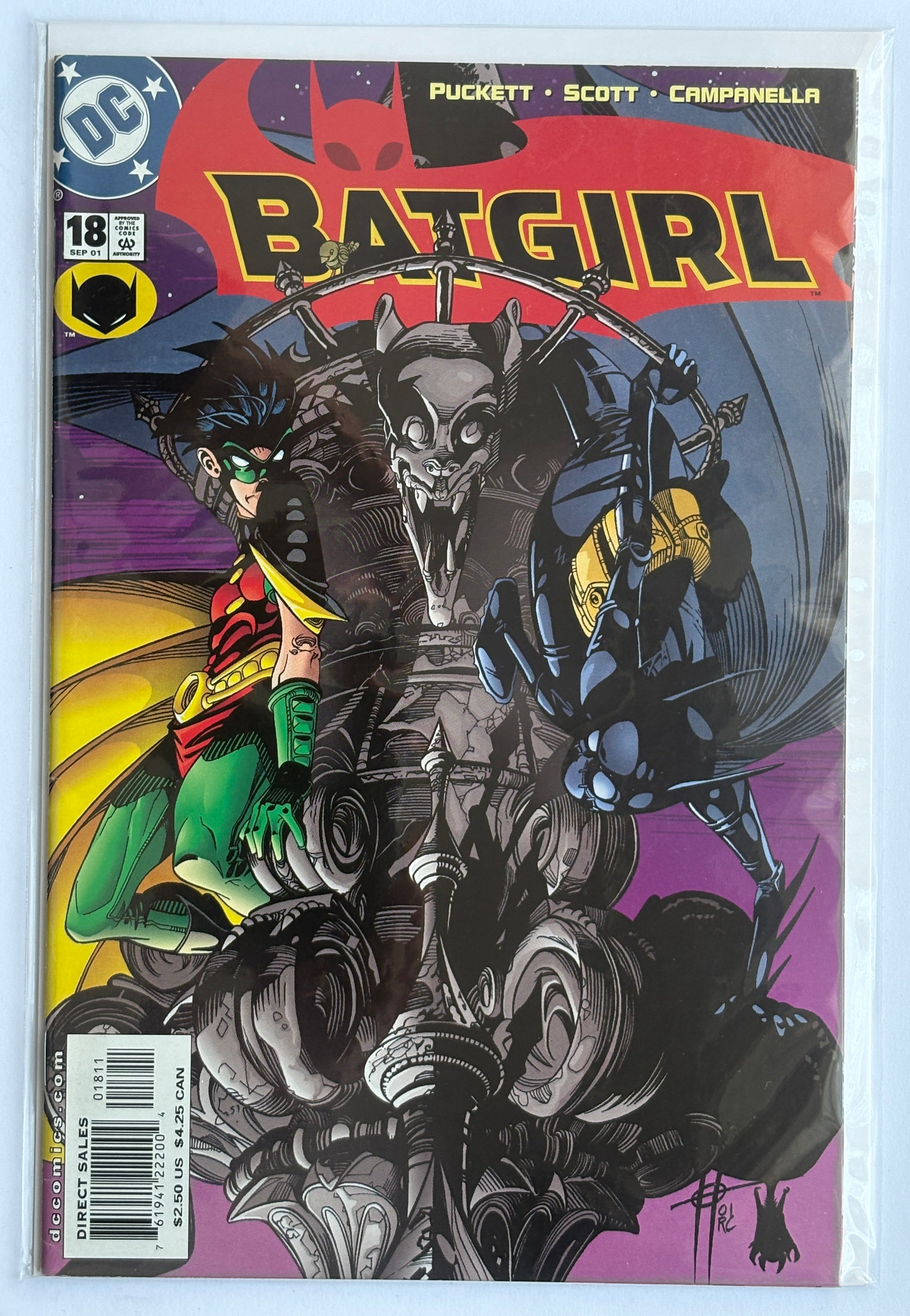 Batgirl #18 - 1st Printing - DC Comics September 2001 VF 8.0