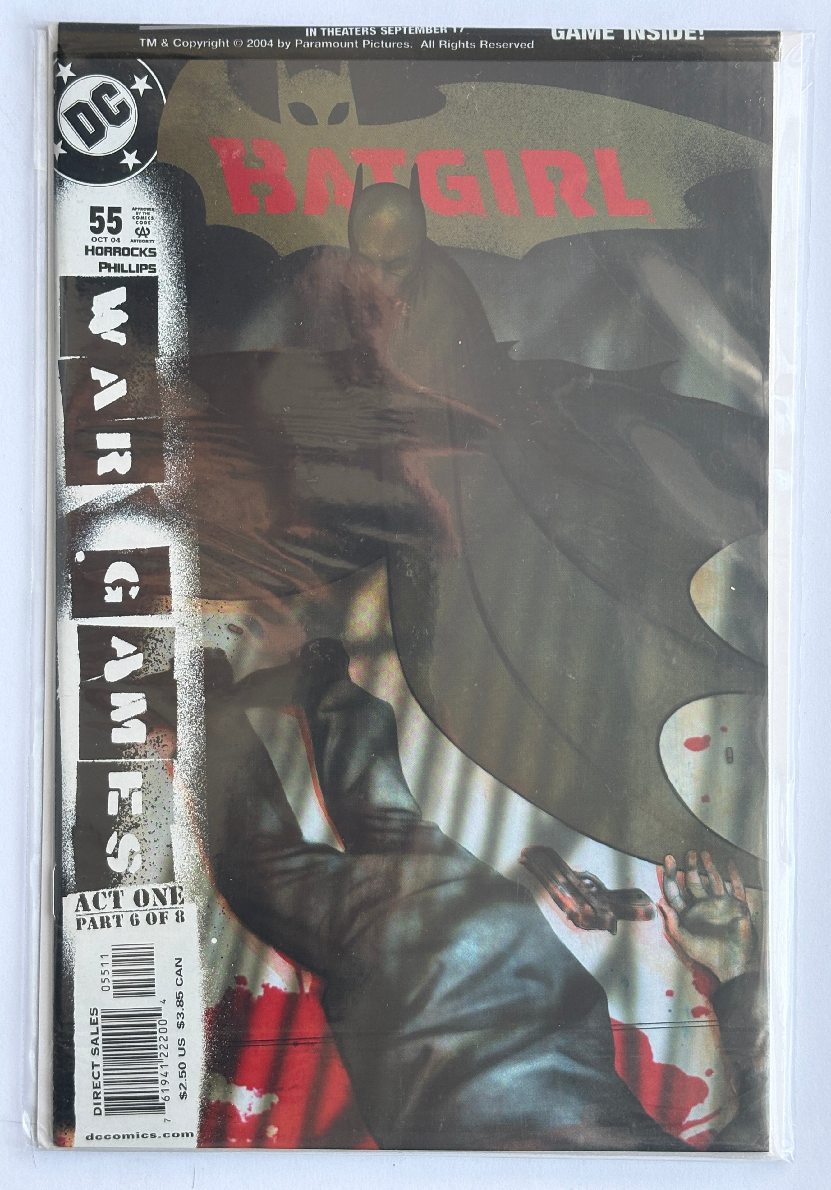Batgirl #55 - Factory Sealed with Sky Captain Game CD - DC Comics 2004