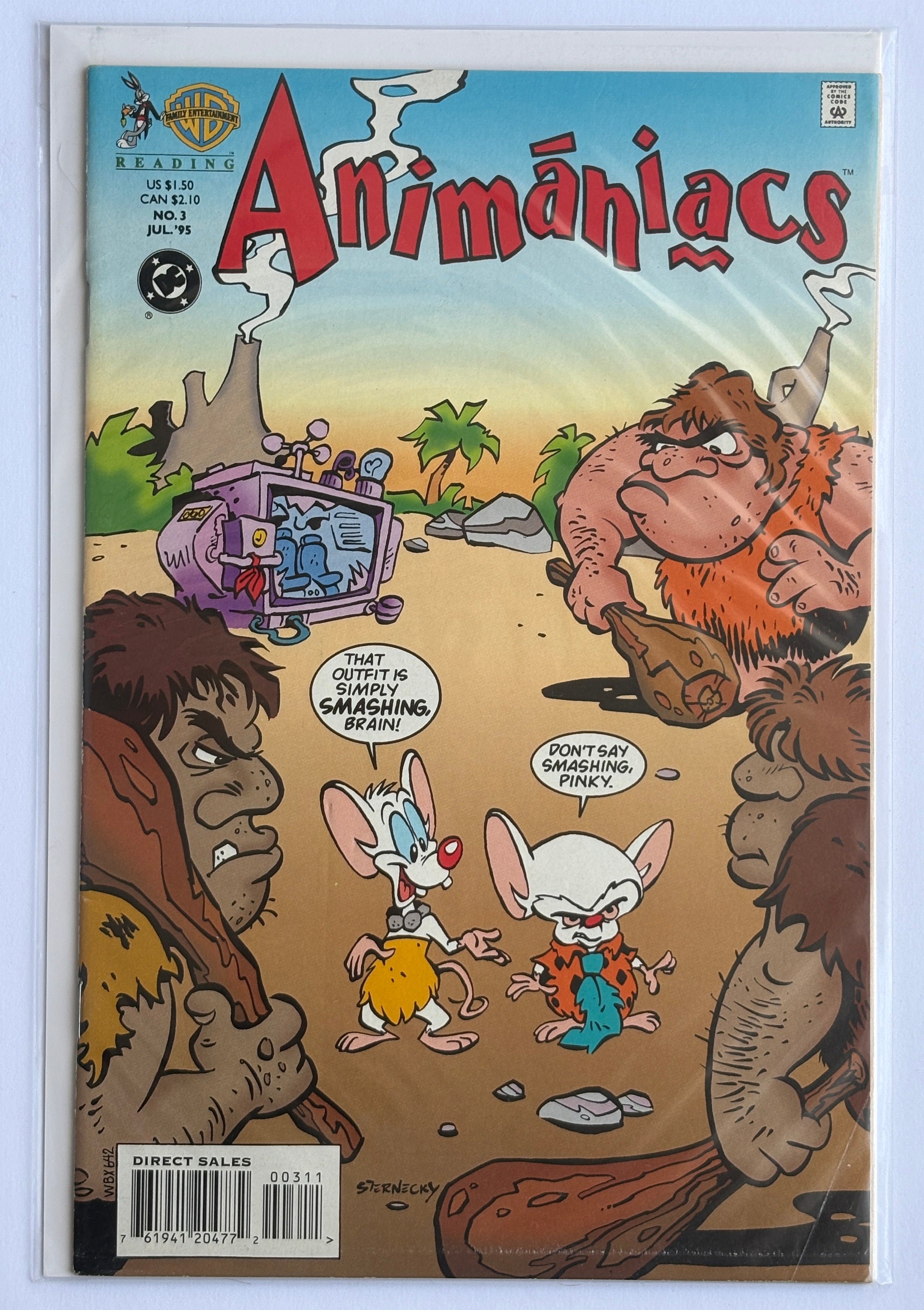 Animaniacs #3 - 1st Printing DC Comics July 1995 VF- 7.5