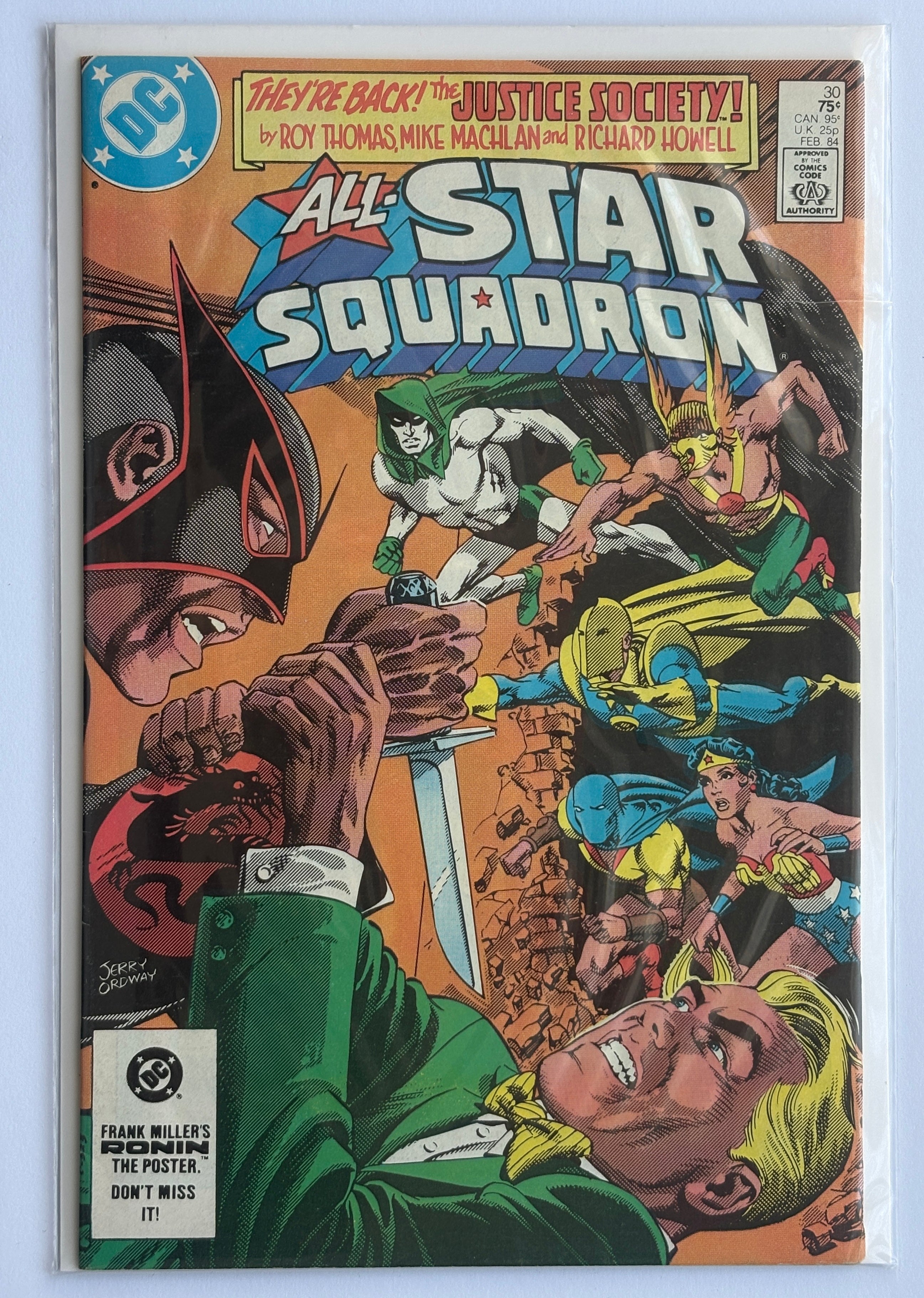All-Star Squadron #30 - Justice Society - DC Comics February 1984 VF- 7.5