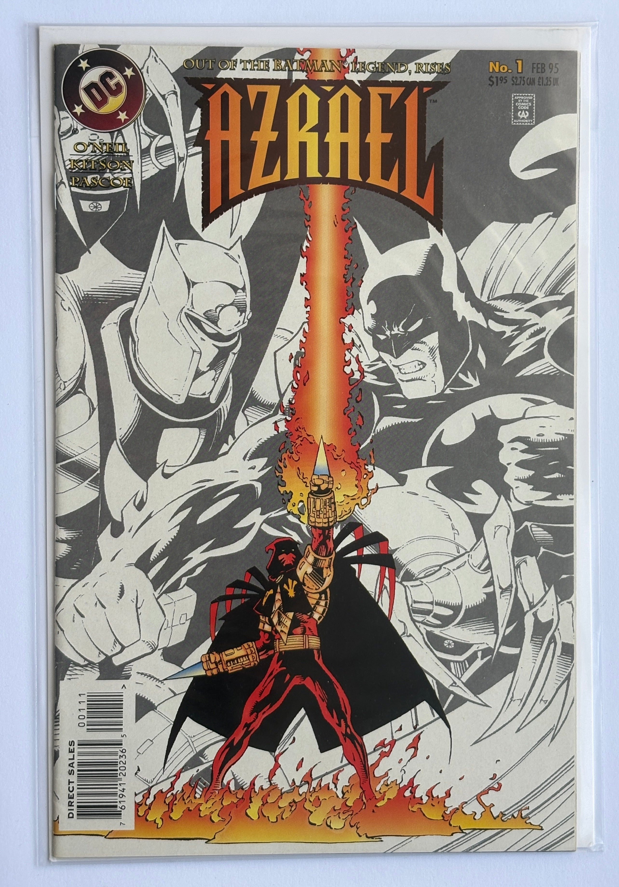 Azrael #1 - 1st Printing - DC Comics February 1995 VF- 7.5