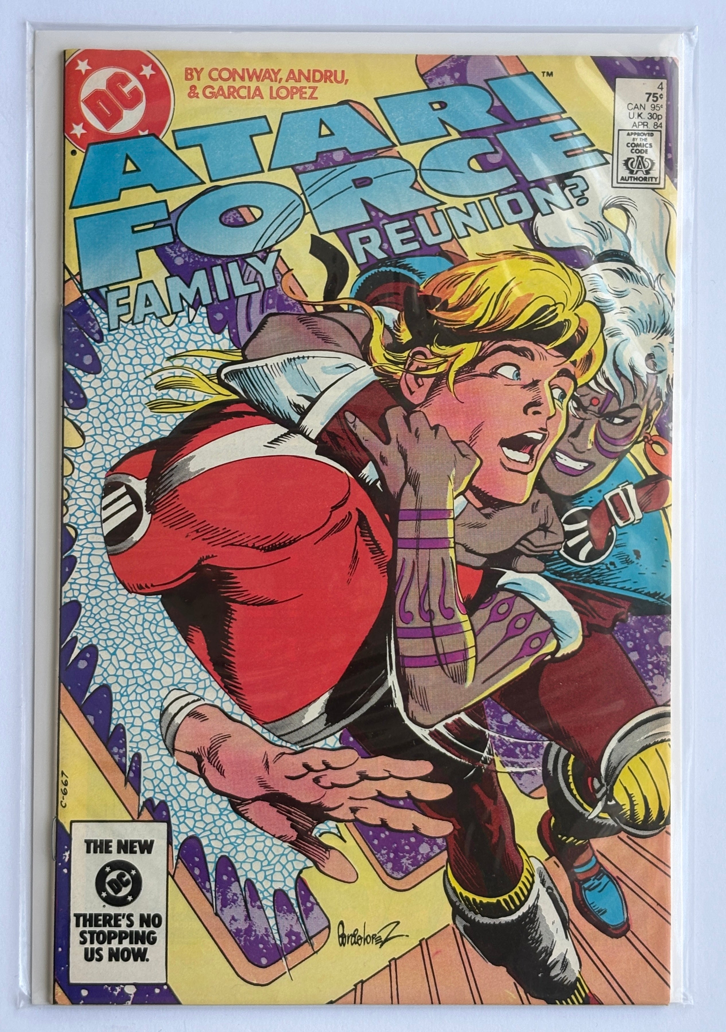 Atari Force #4 - Family Reunion? - DC Comics April 1984 VF 8.0