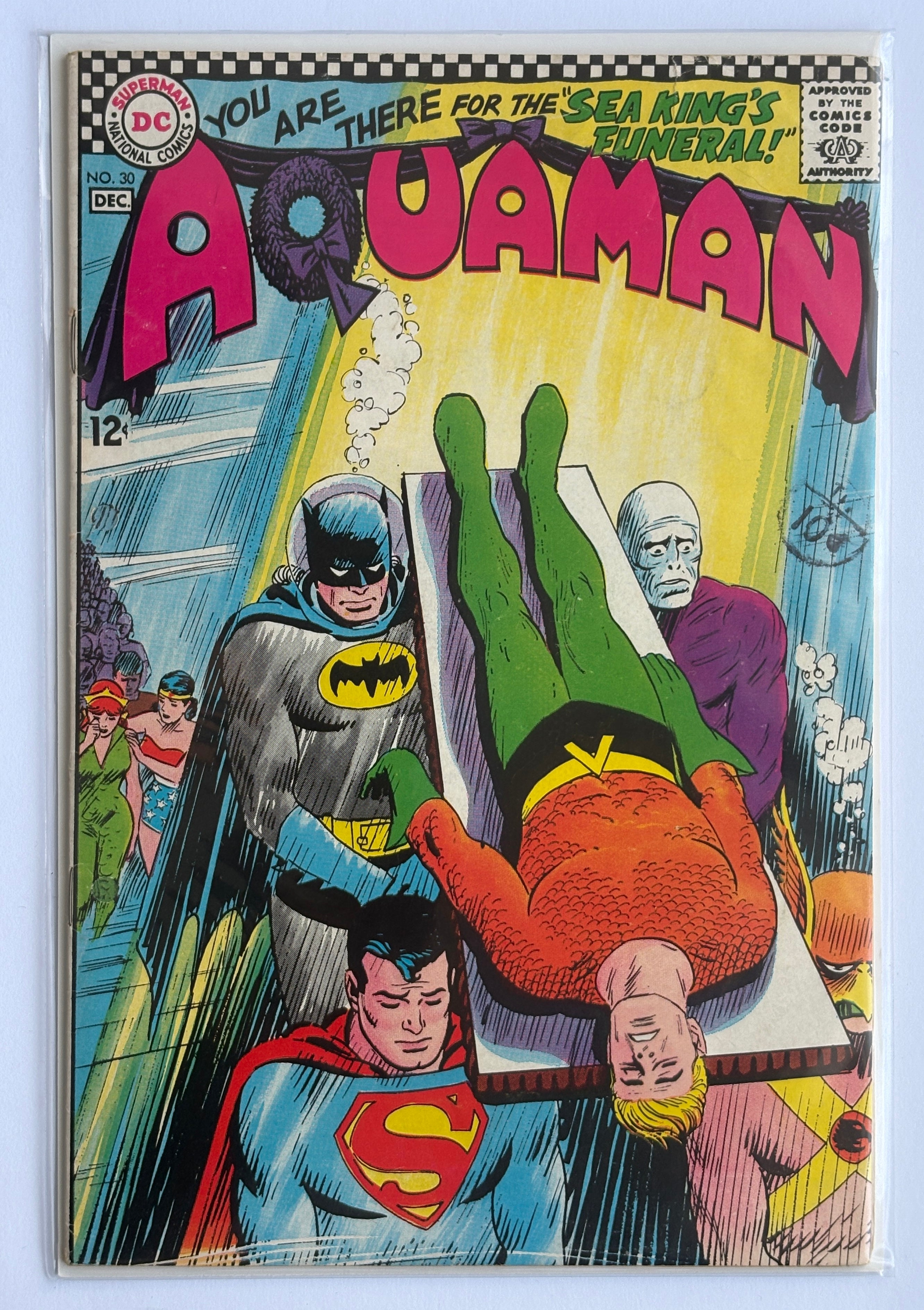 Aquaman #30 - 1st Appearance of Mongo December 1966 Hole Punched VG 4.0