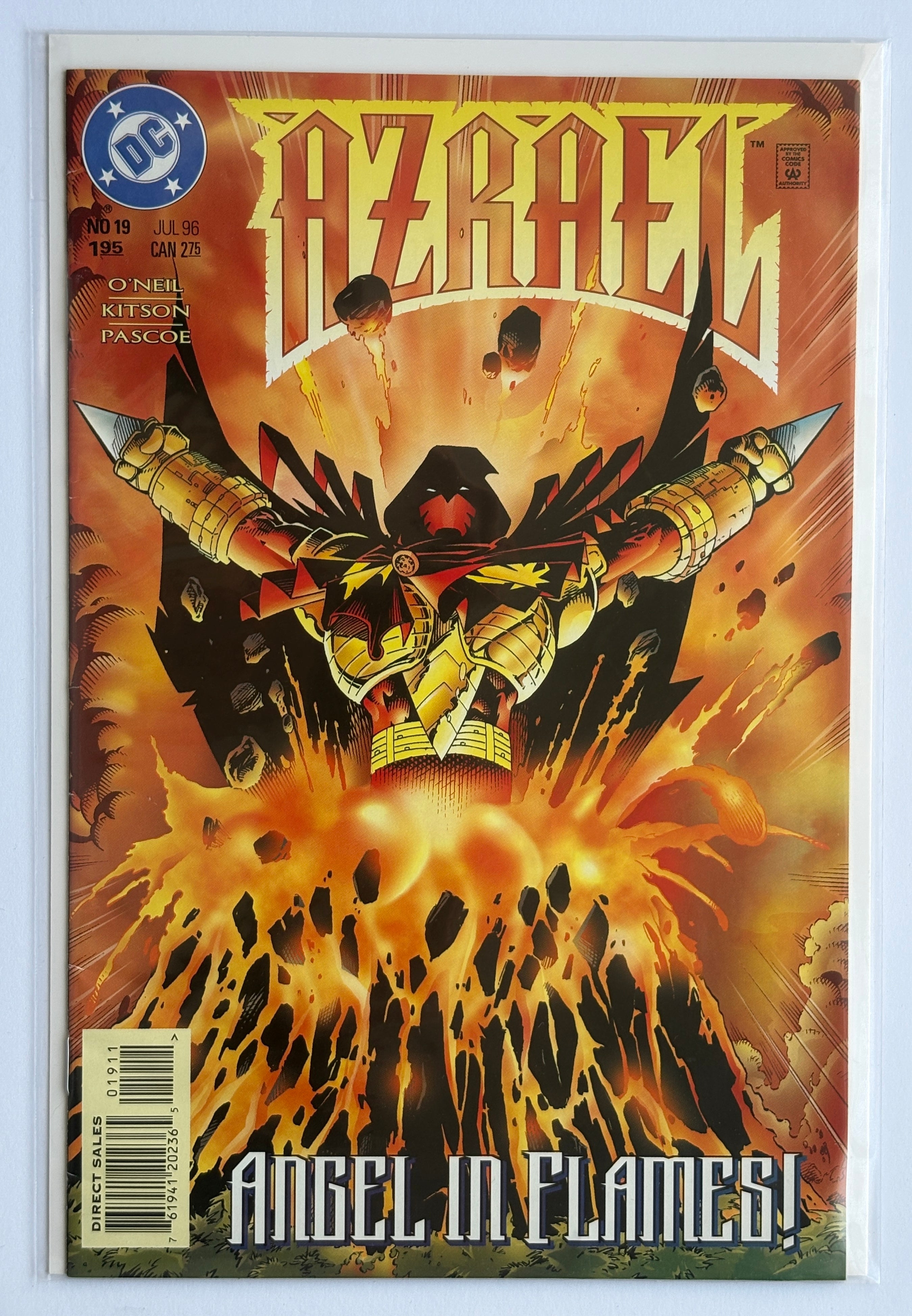 Azrael #19 - 1st Printing - DC Comics July 1996 FN- 5.5
