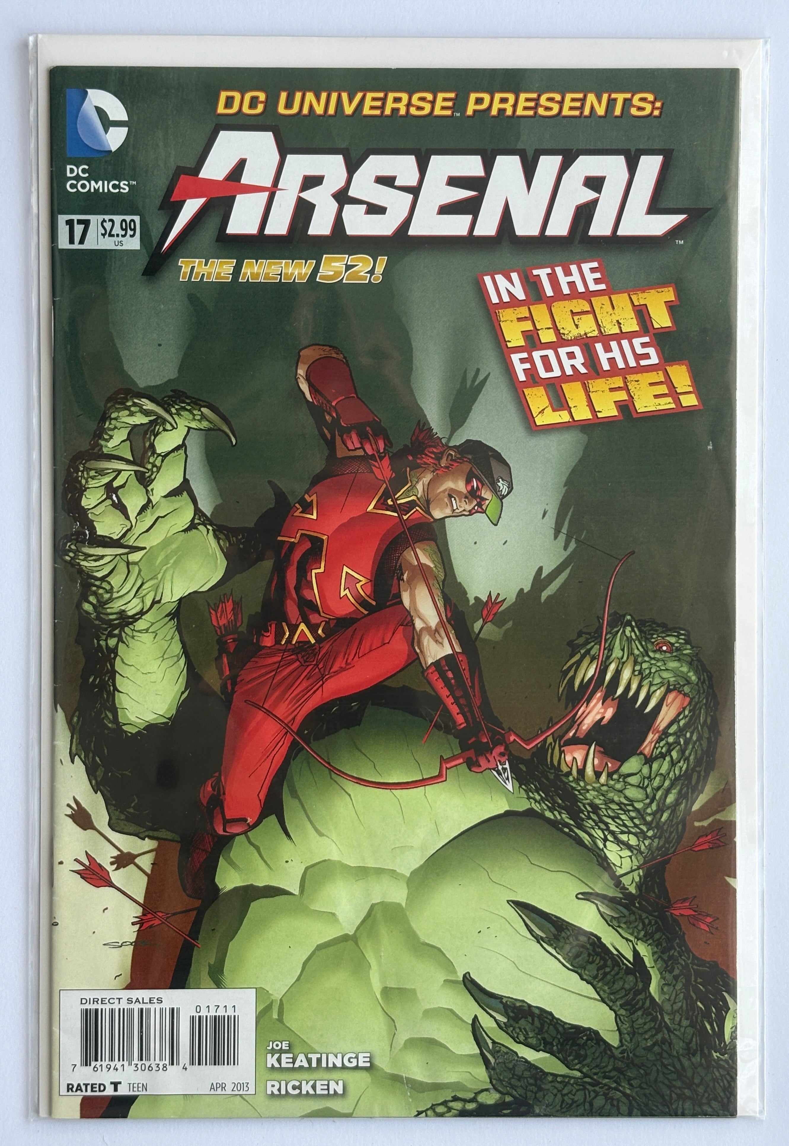 Arsenal #17 - 1st Printing - New 52 DC Comics April 2013 FN 6.0