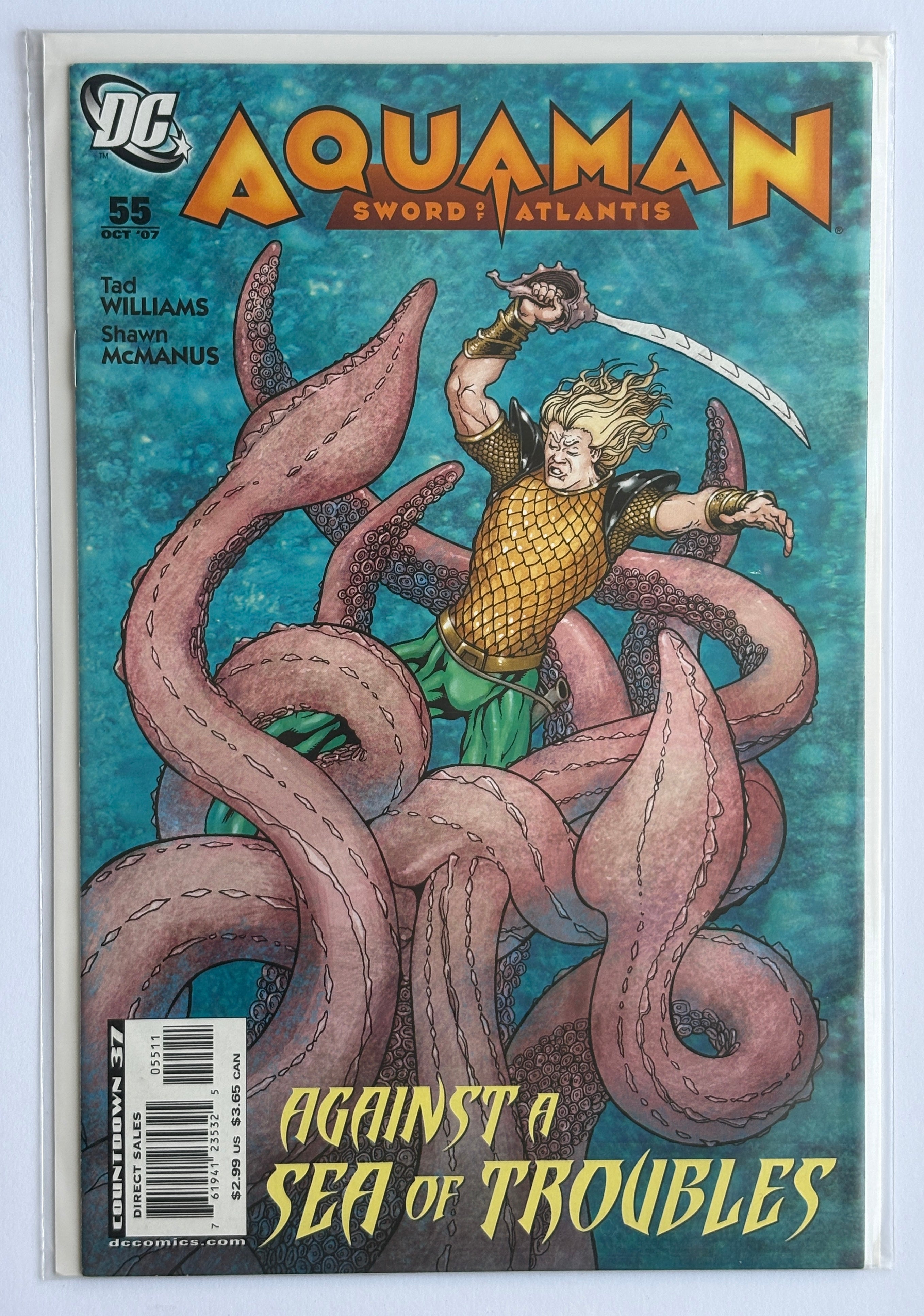 Aquaman Sword of Atlantis #55 - DC Comics October 2007 - VF 8.0