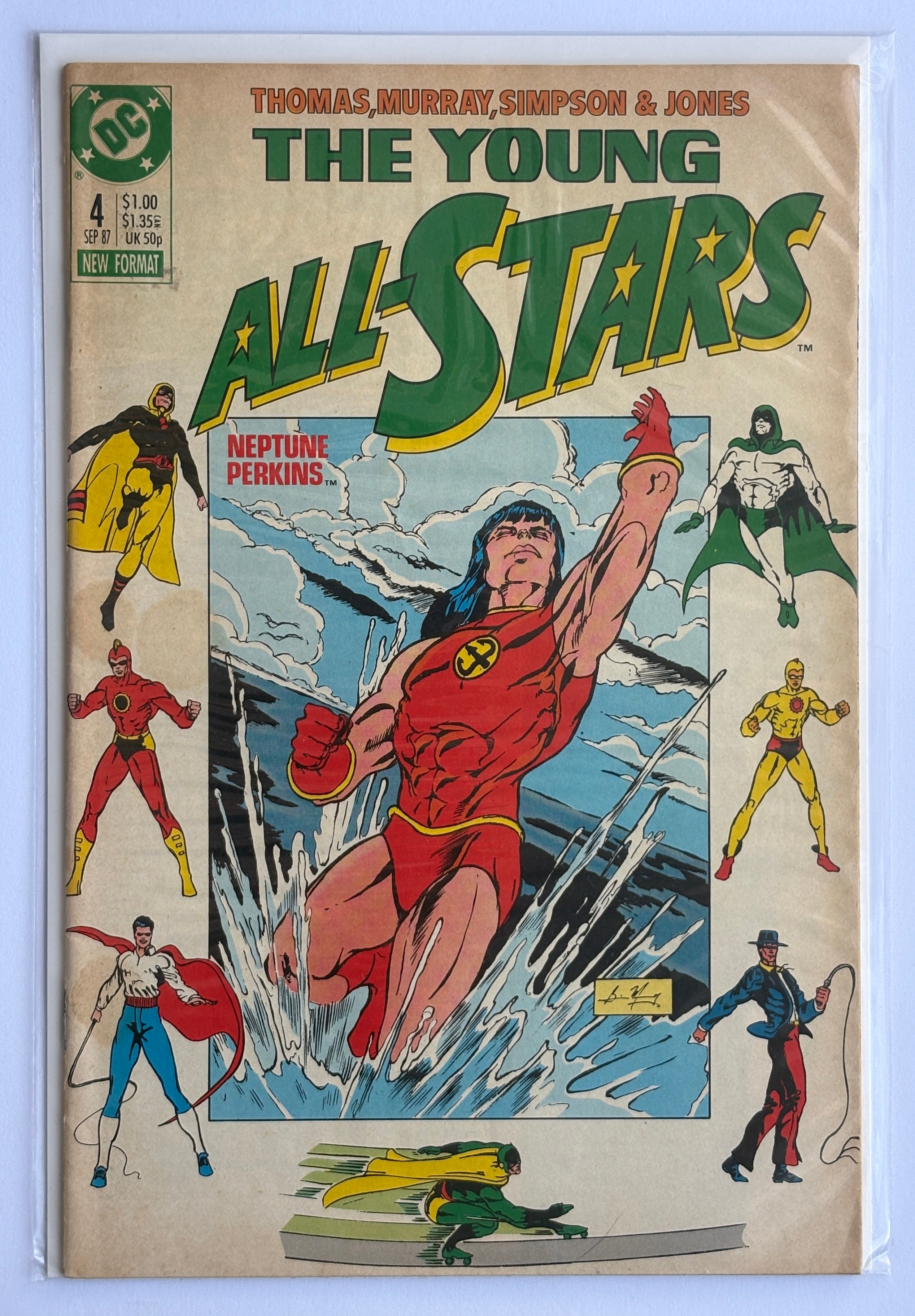 The Young All-Stars #4 - DC Comics - September1987 FN- 5.5