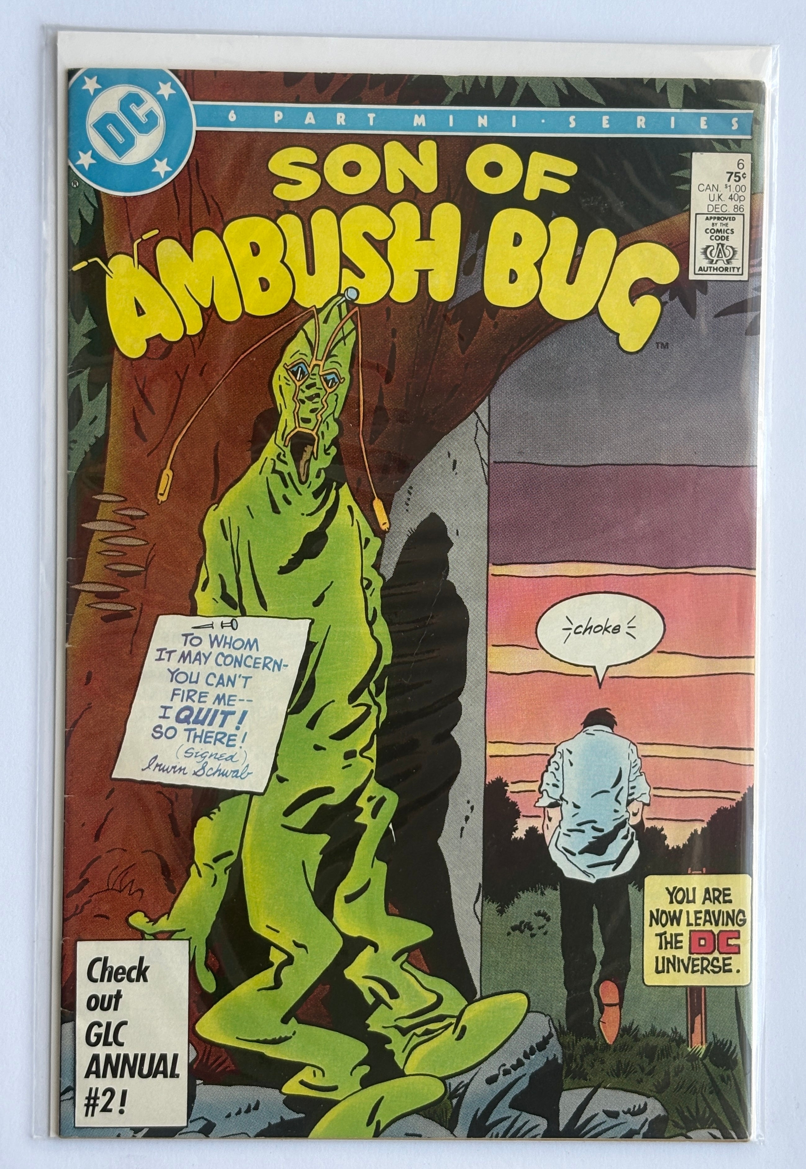 Son of Ambush Bug #6 - DC Comics December 1986 FN 6.0