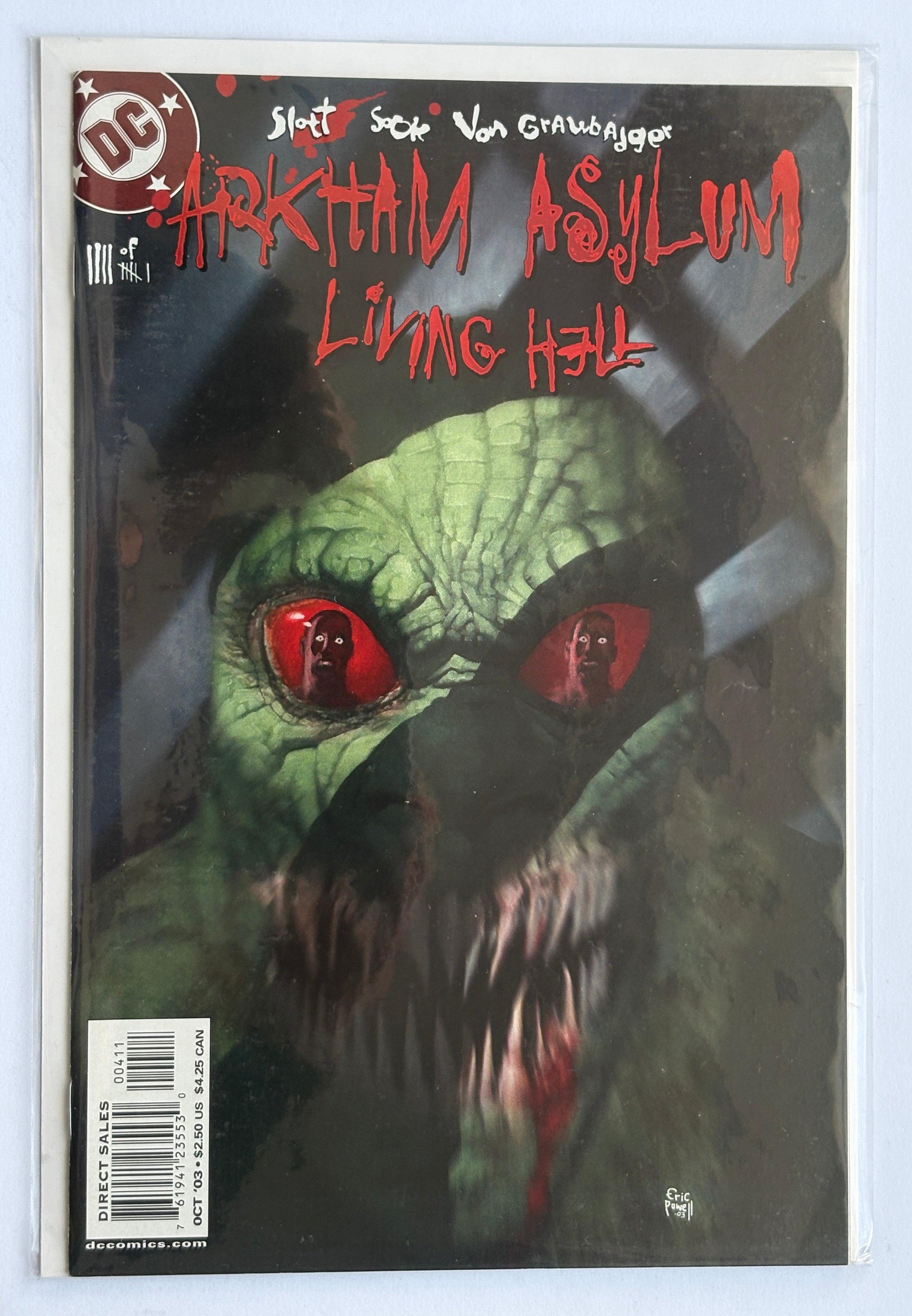 Arkham Asylum Living Hell #4 - 1st Printing DC Comics October 2003 VF+ 8.5