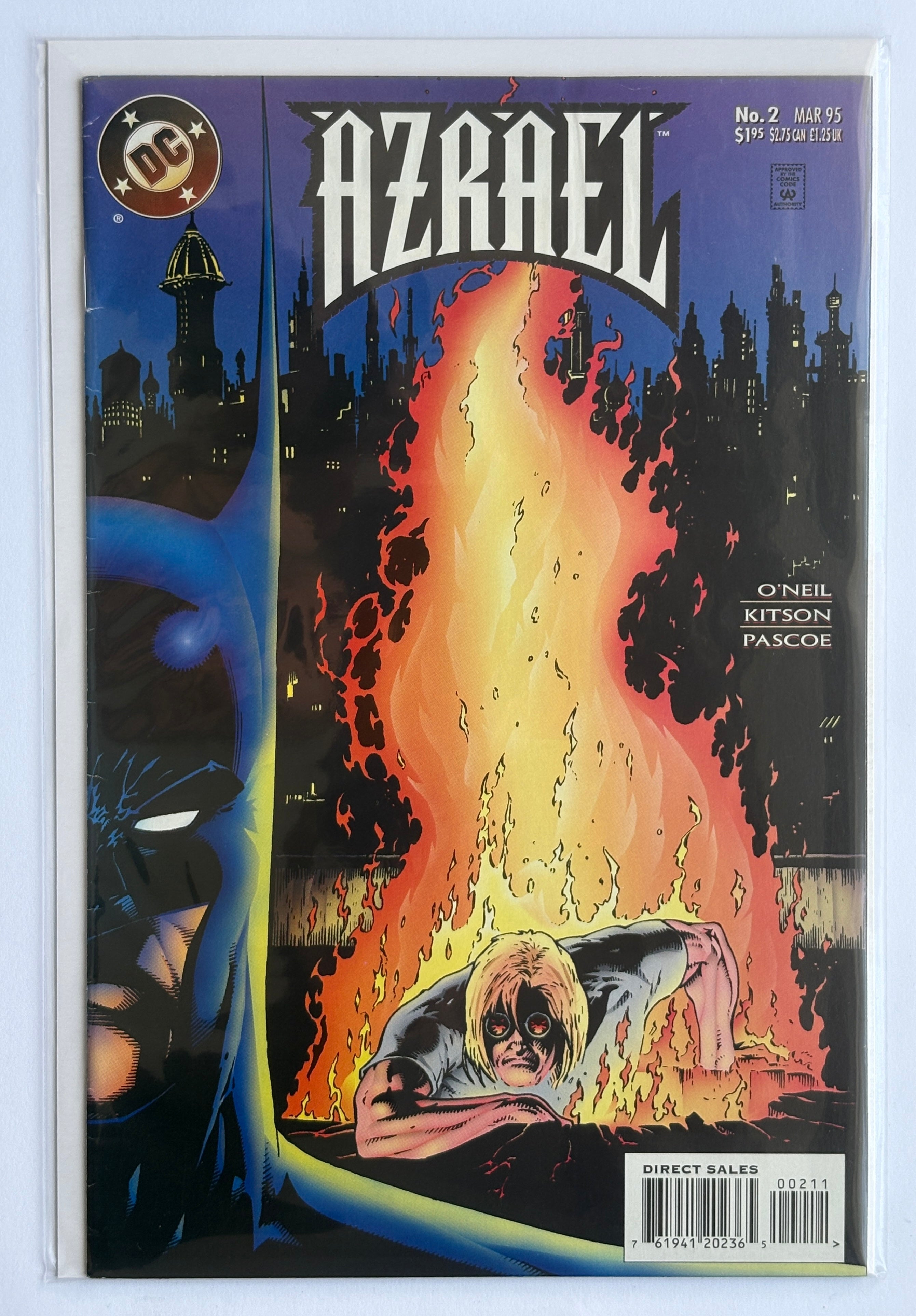 Azrael #2 - 1st Printing - DC Comics March 1995 FN 6.0
