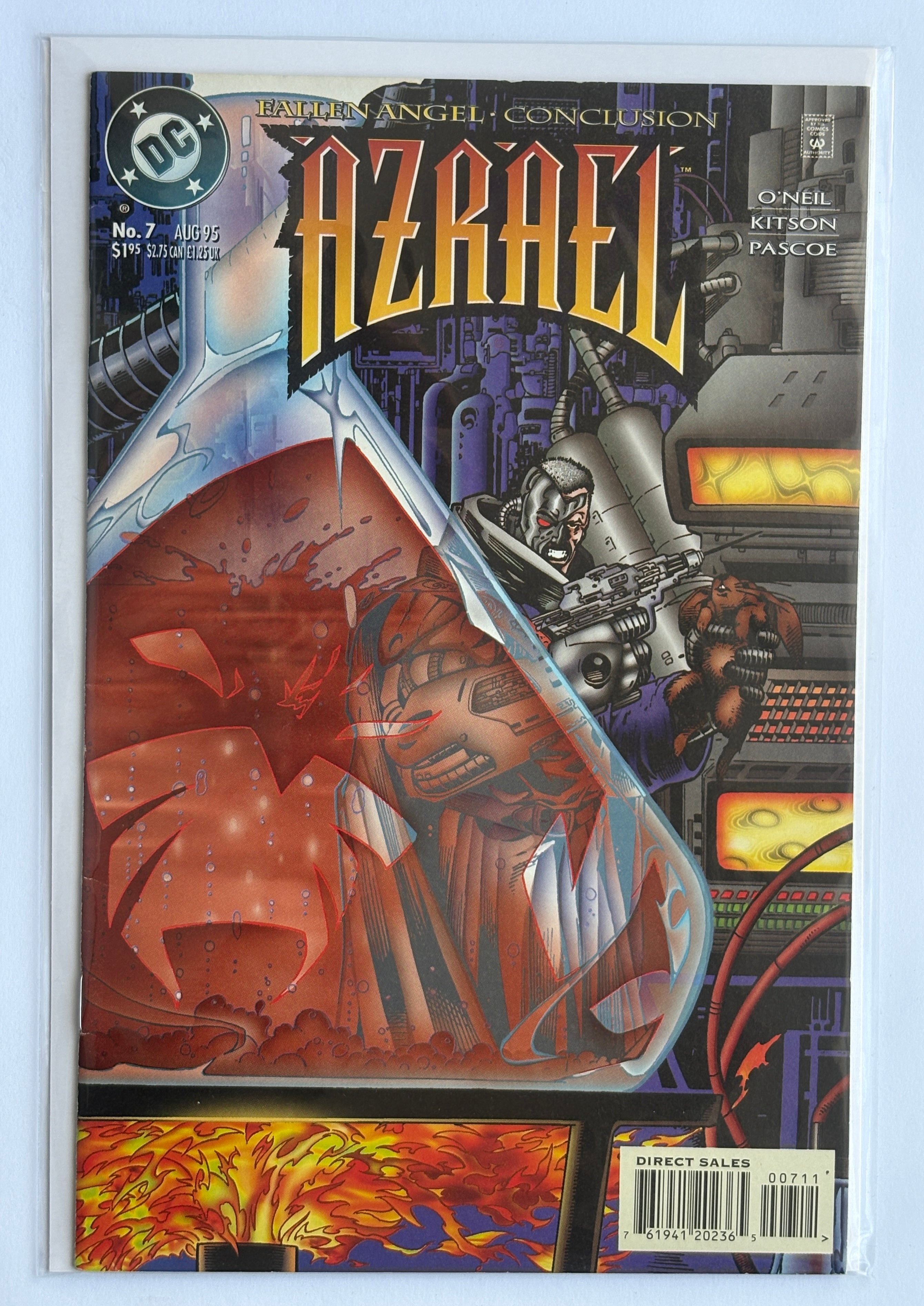 Azrael #7 - 1st Printing - DC Comics August 1995 FN+ 6.5