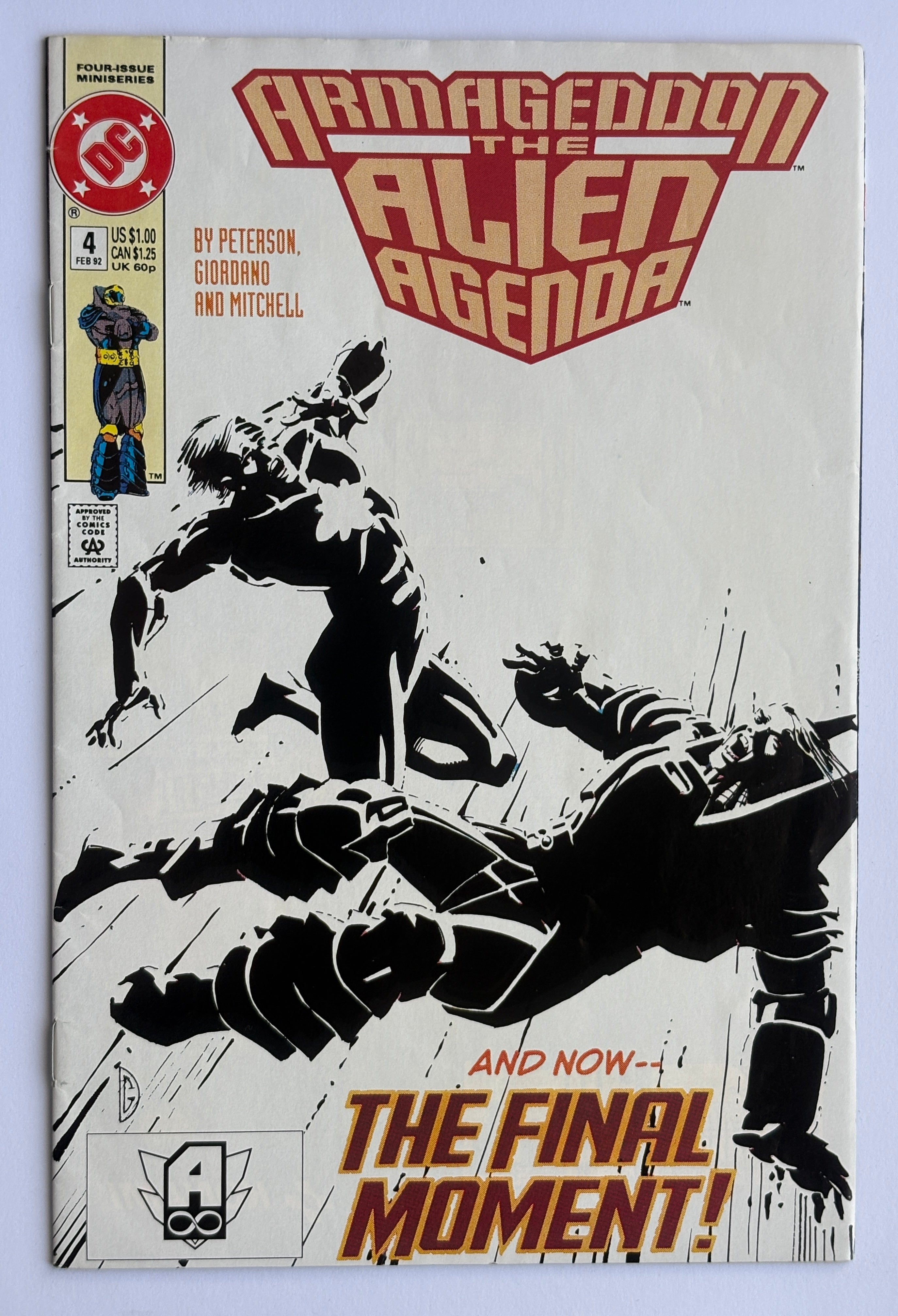 Armageddon the Alien Agenda #4 - DC Comics February 1992 FN+ 6.5