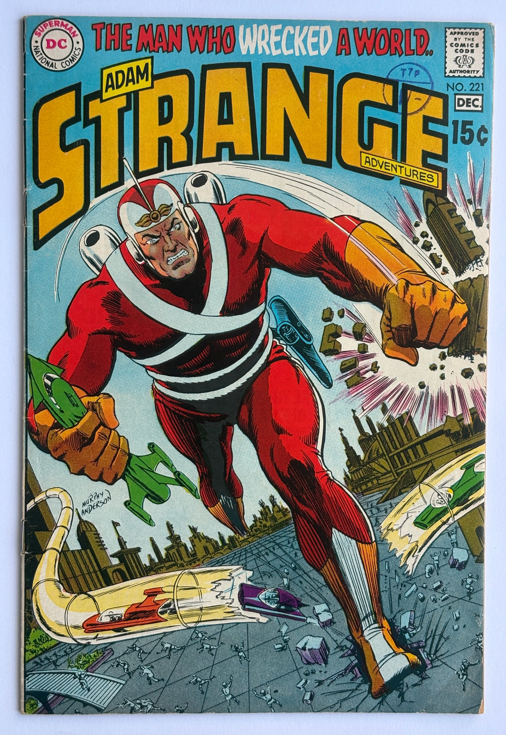 Adam Strange Adventures #221 - DC Comics December 1969 VG- 3.5