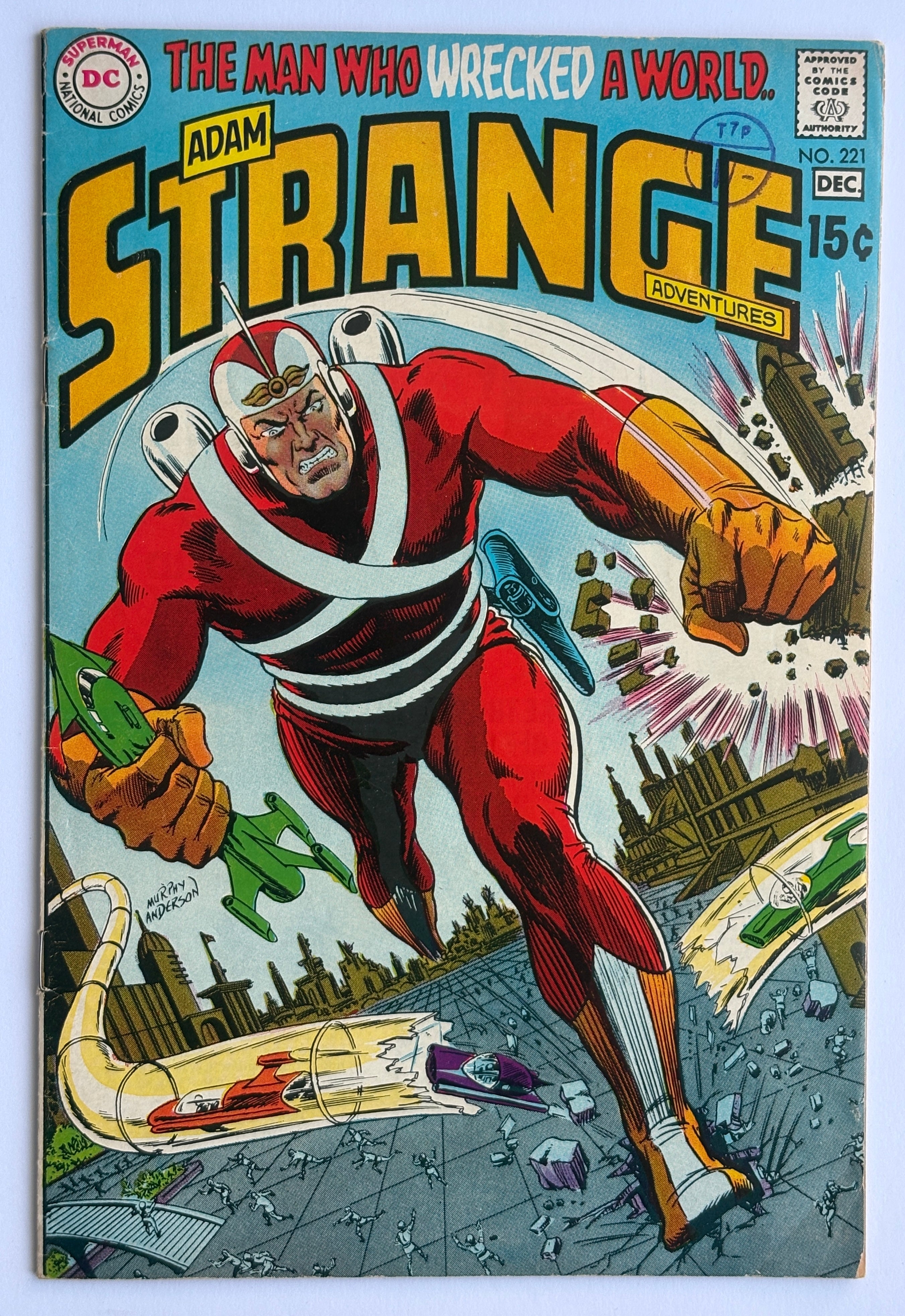 Adam Strange Adventures #221 - DC Comics December 1969 VG- 3.5