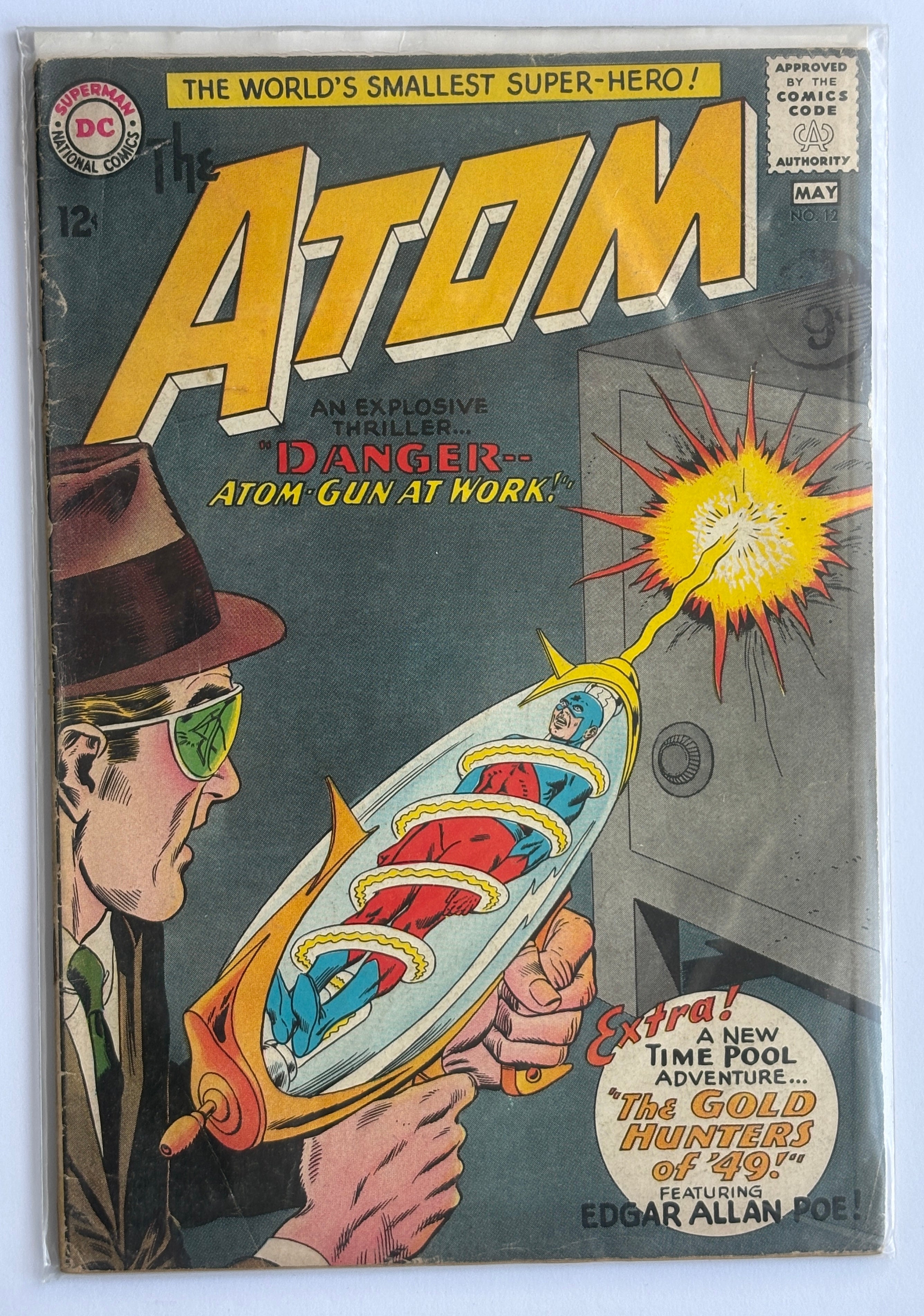 The Atom #12 - Danger Atom Gun at Work! DC Comics May 1964 VG 4.0