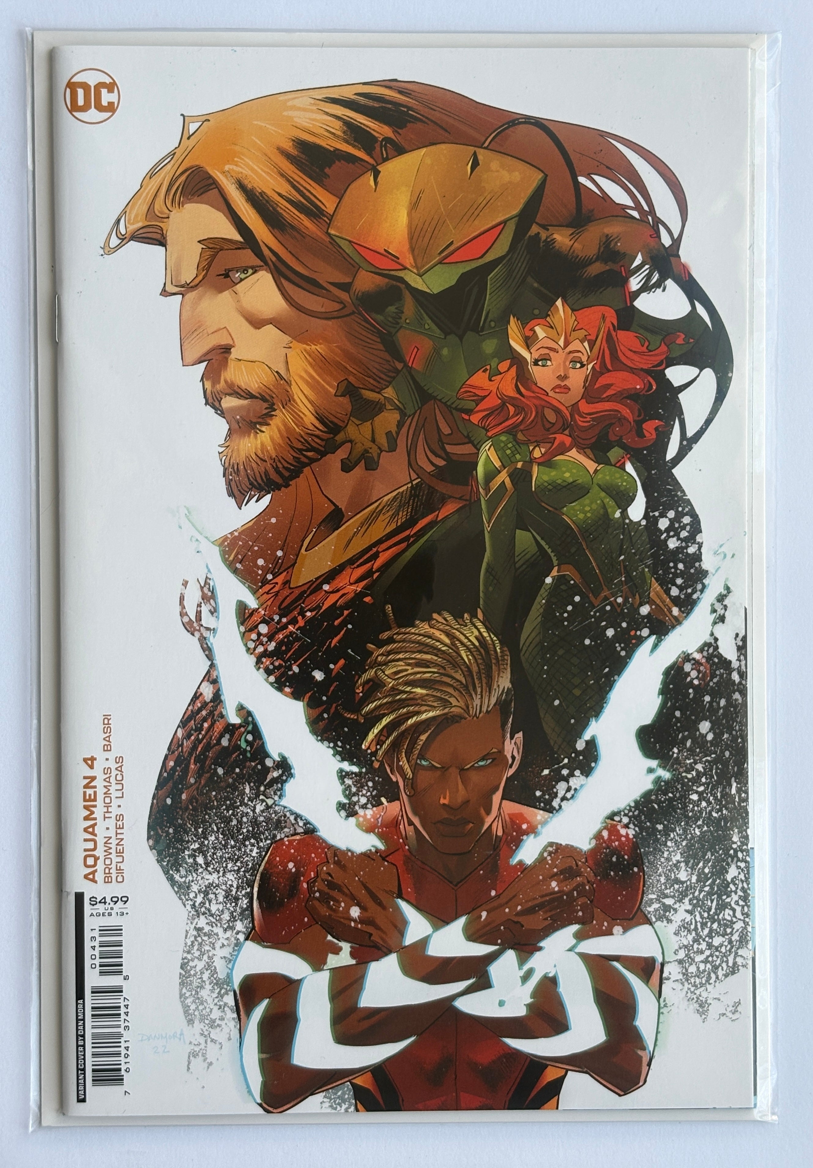 Aquamen #4 - 1st Printing Mora Variant DC Comics 2022 VF+ 8.5