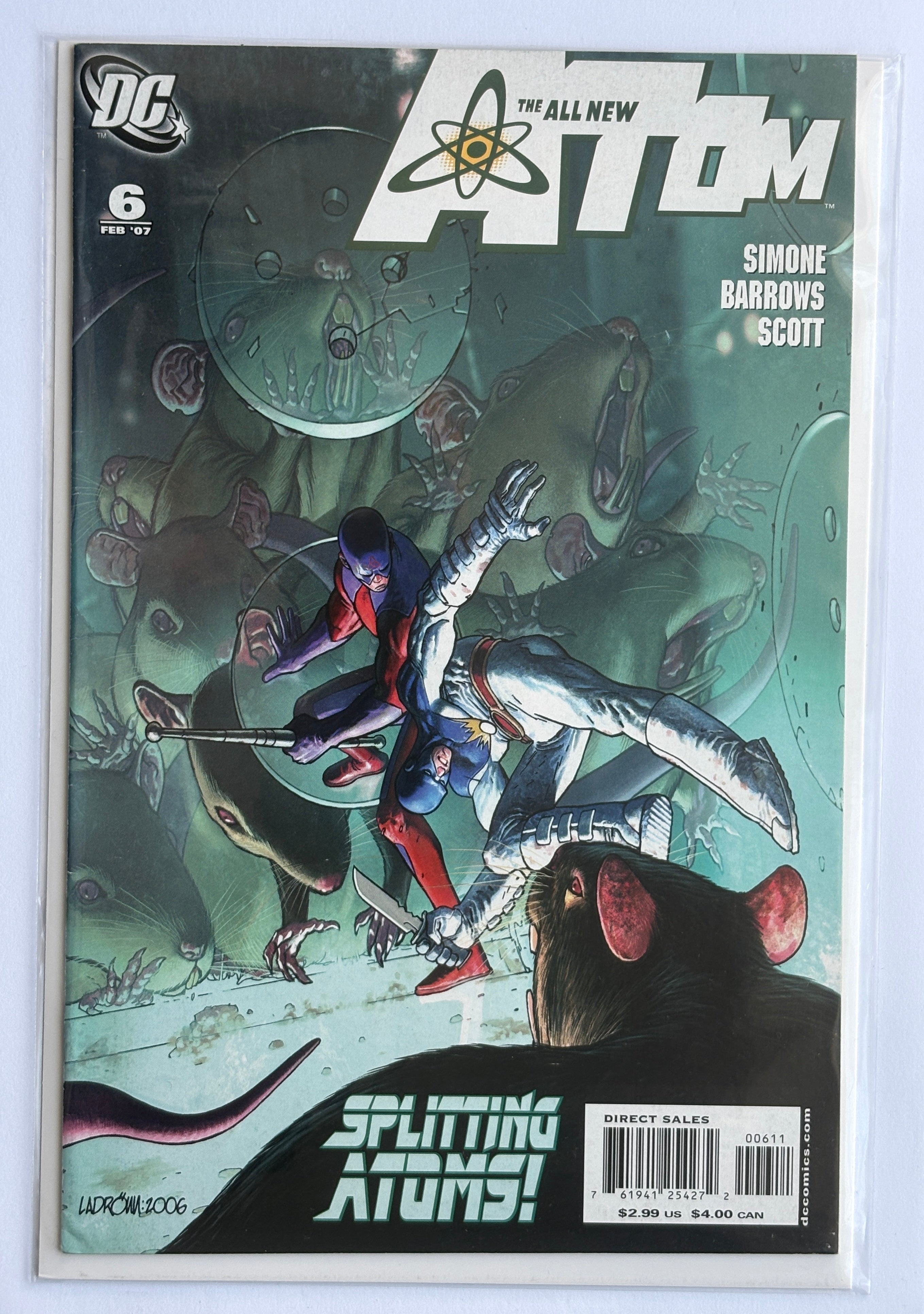The All New Atom #6 - 1st Printing DC Comics February 2007 FN+ 6.5