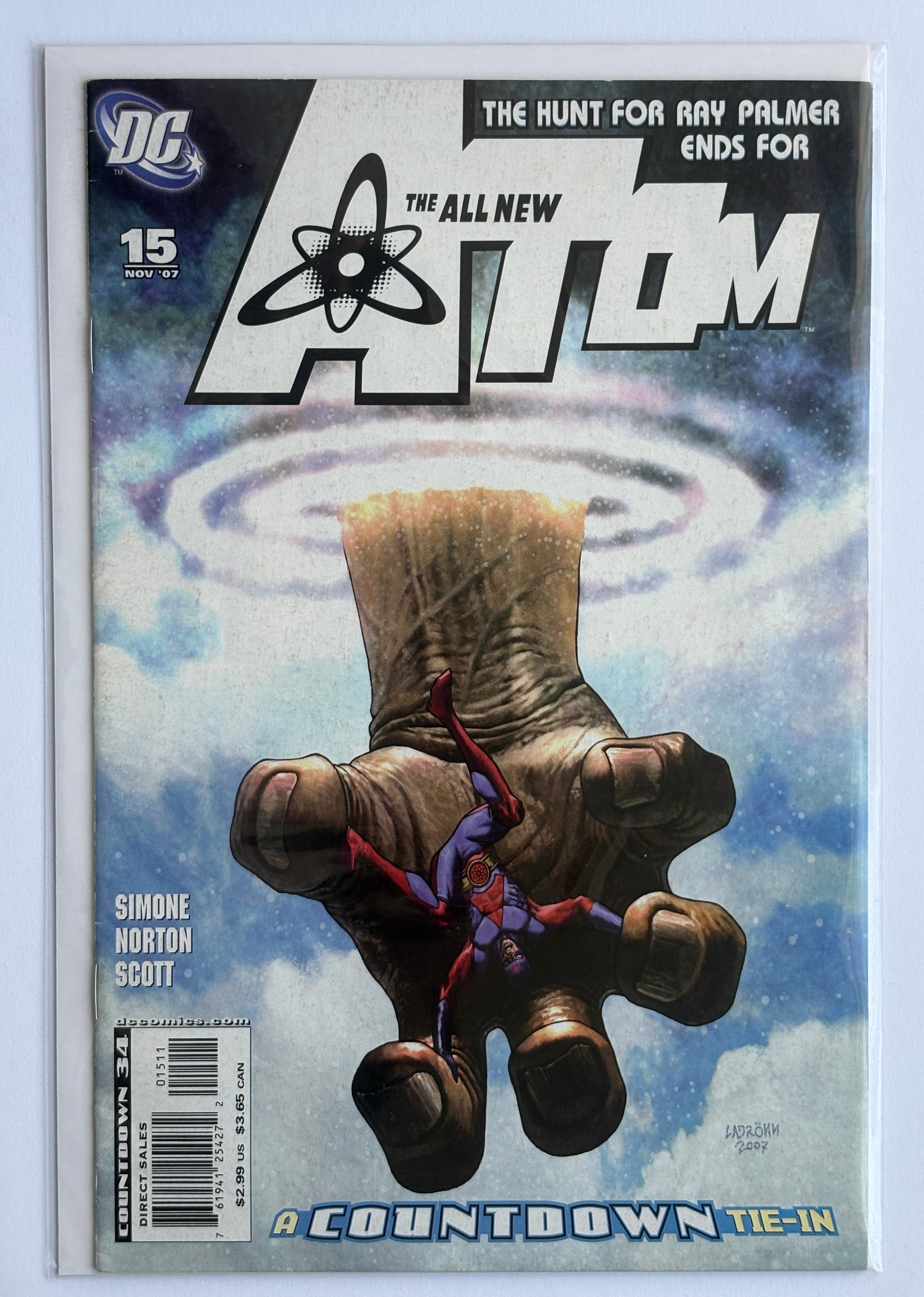 The All New Atom #15 - 1st Printing DC Comics November 2007 FN 6.0