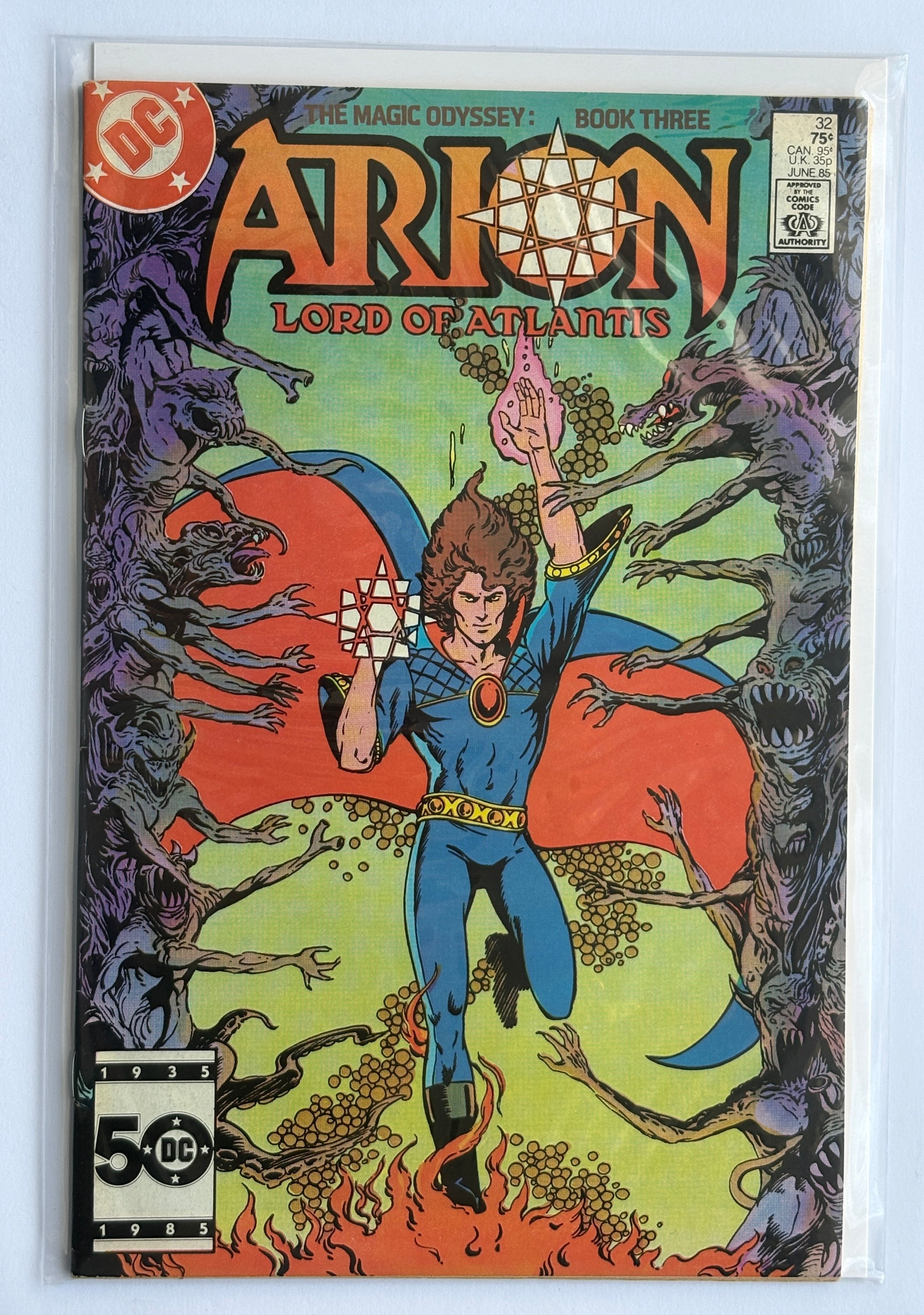 Arion Lord of Atlantis #32 - DC Comics June 1985 VF- 7.5