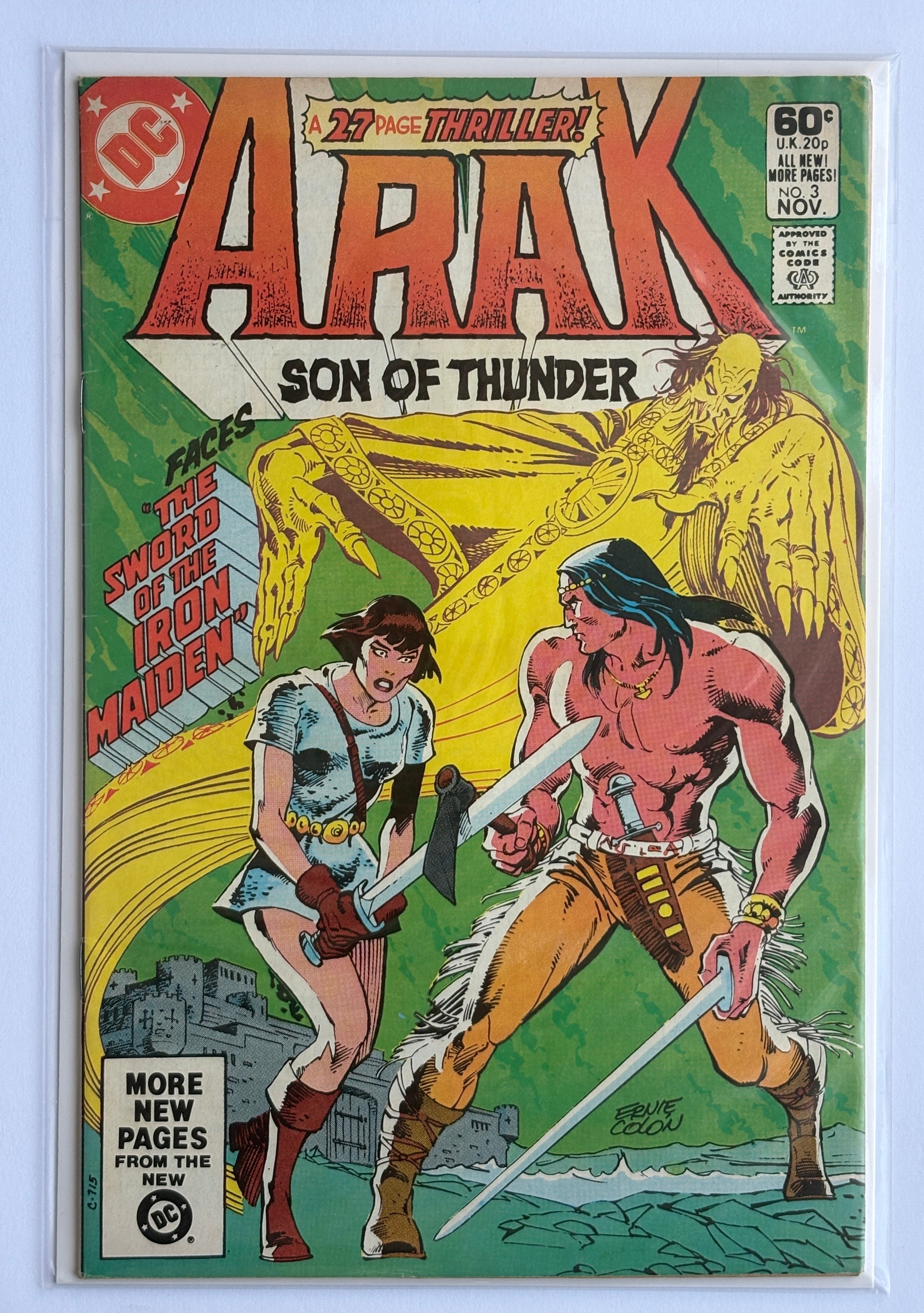 Arak / Son of Thunder #3 - DC Comics November 1981 F/VF 7.0