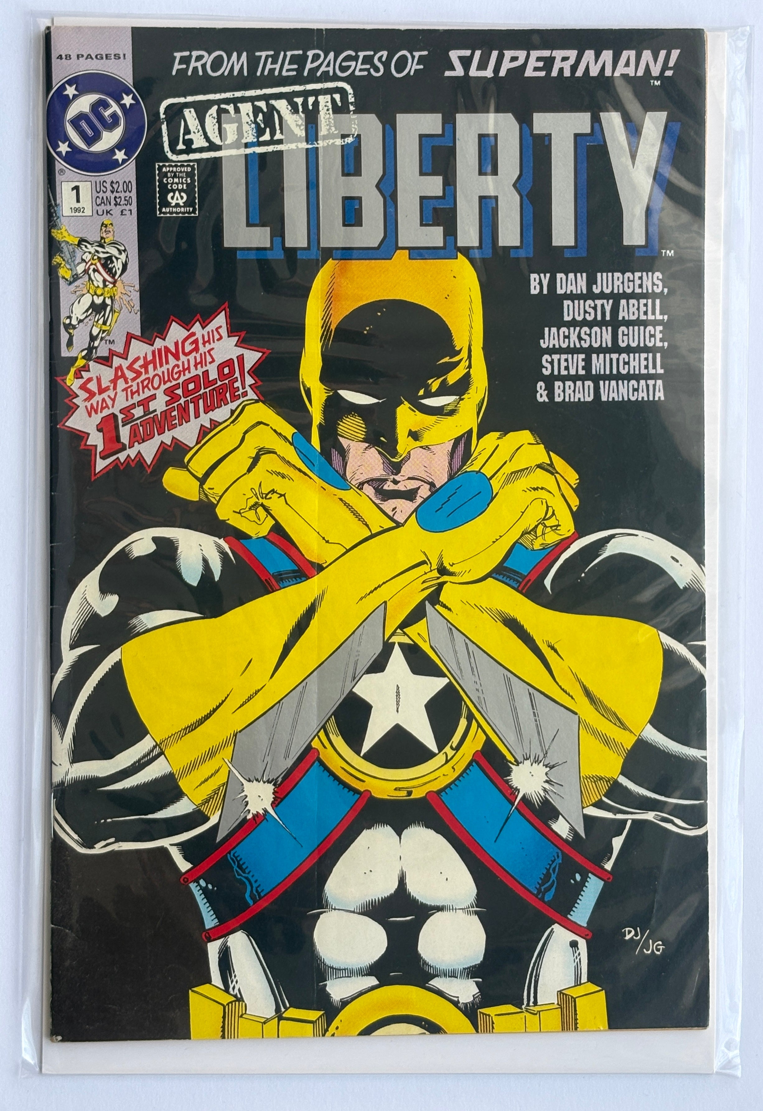 Agent Liberty Special #1 - DC Comics 1992 FN 6.0
