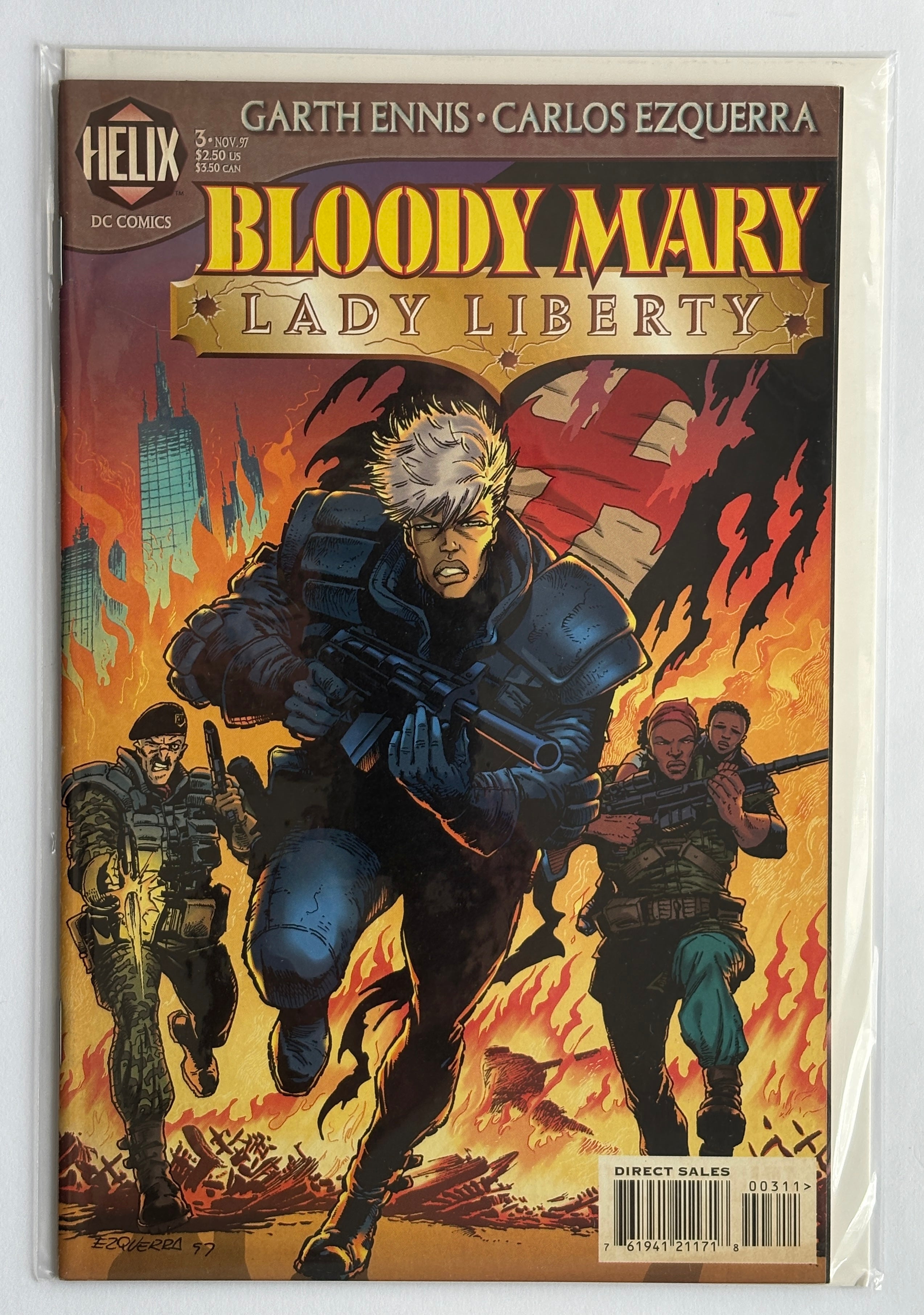Bloody Mary: Lady Liberty #3 - 1st Printing DC Comics November 1997 VF/NM 9.0