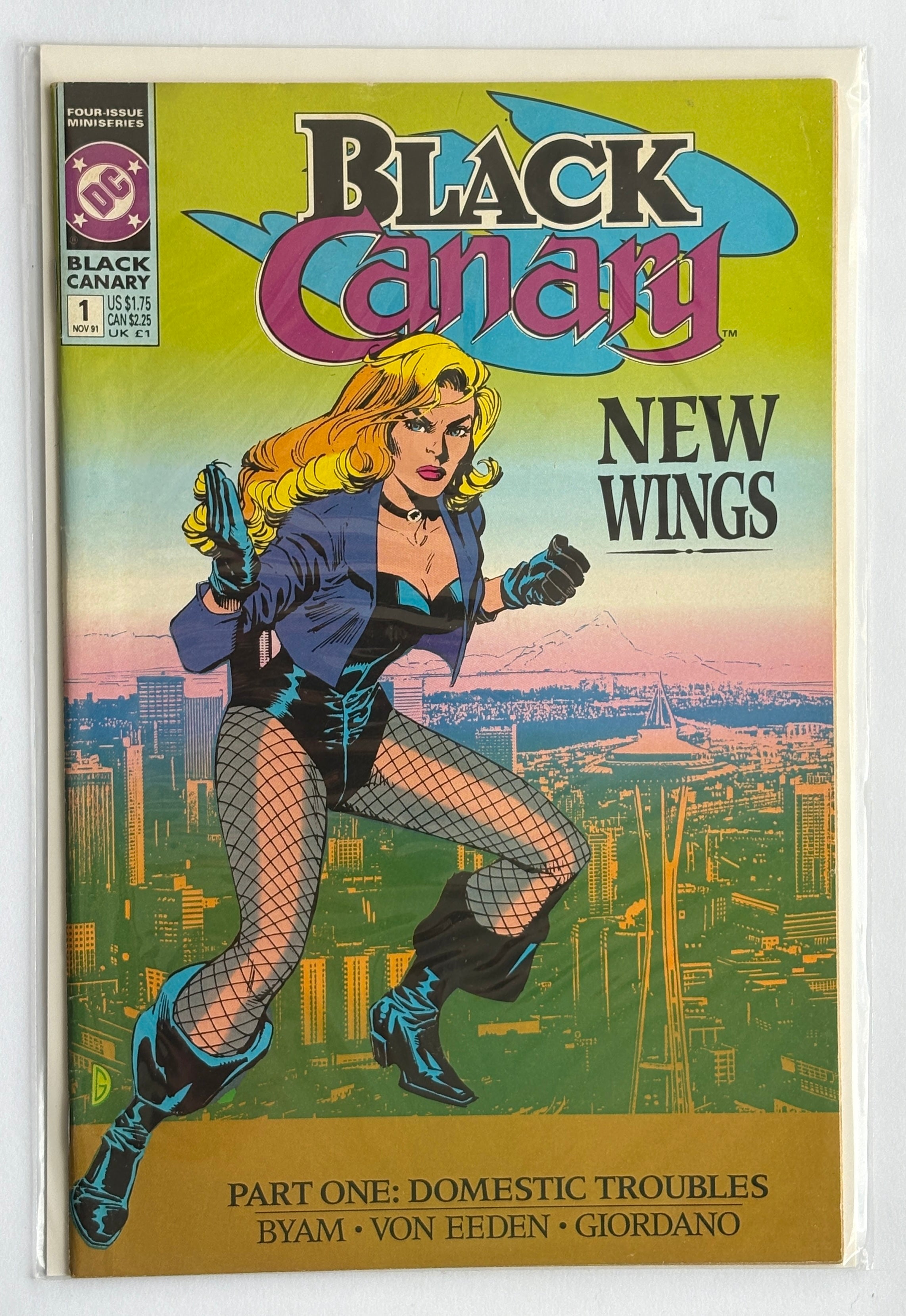Black Canary #1 - Domestic Troubles - DC Comics - November 1991 VF- 7.5