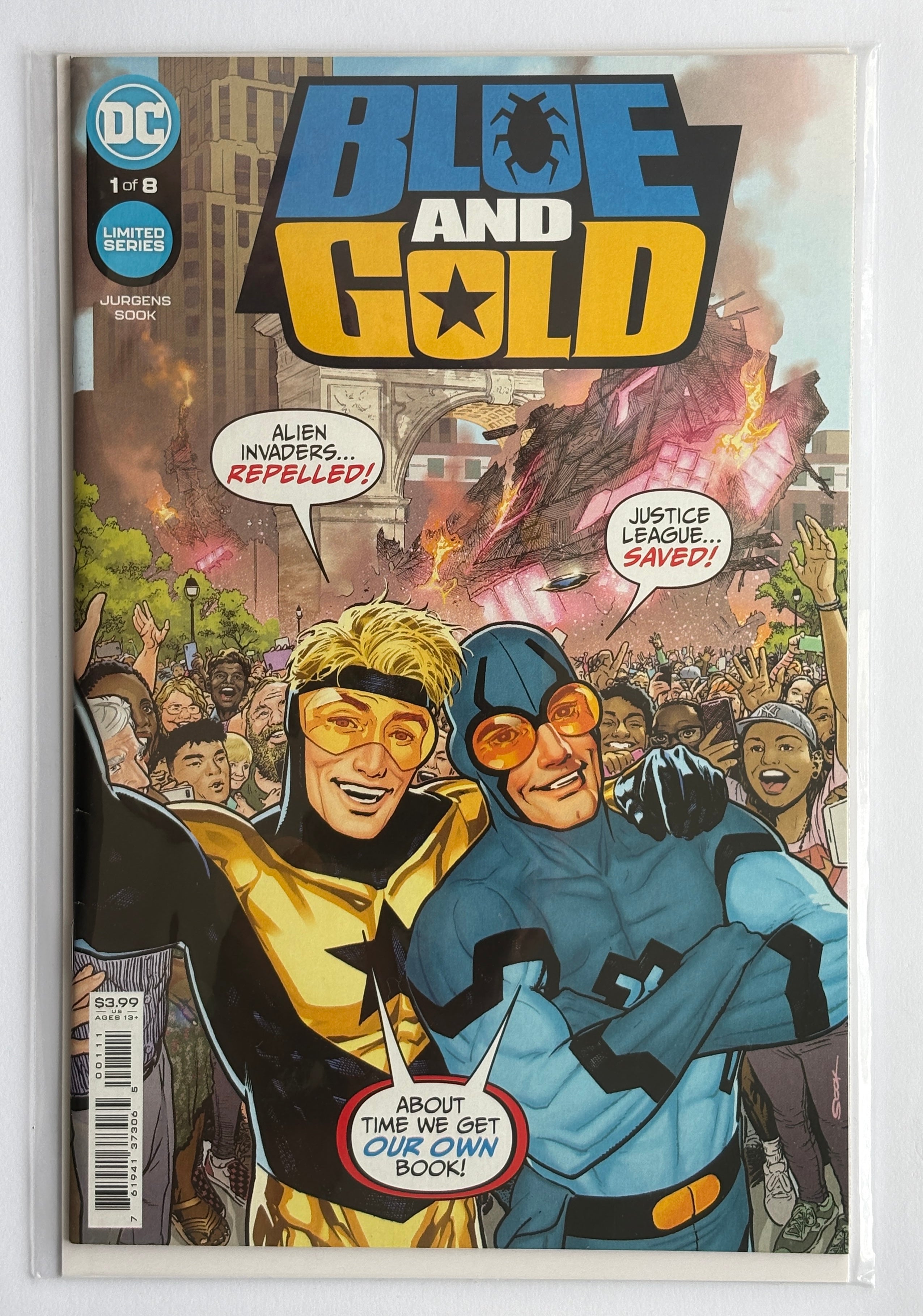 Blue & Gold #1 - Blue Beetle Booster Gold DC September 2021 NM- 9.2