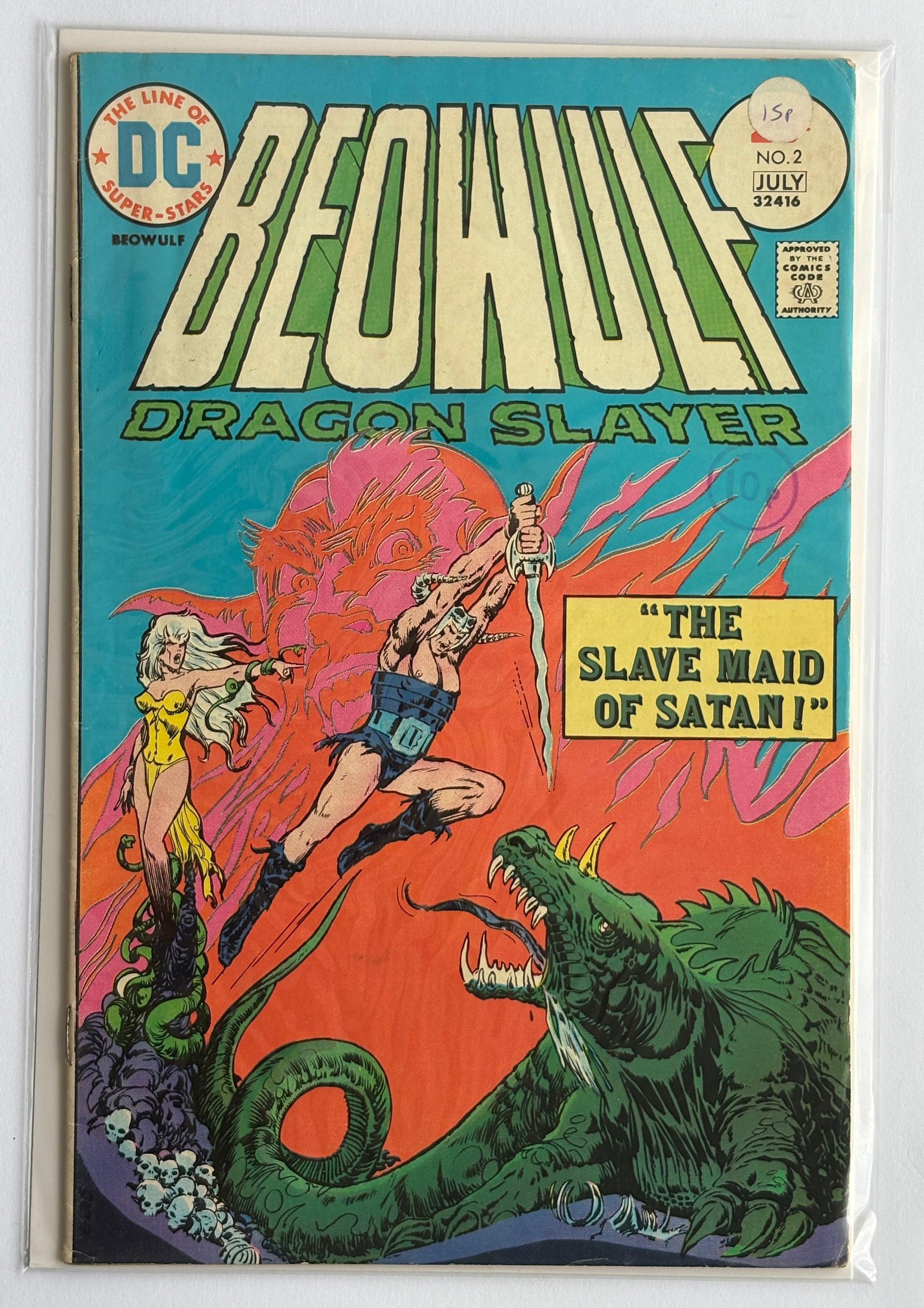 Beowulf #2 - DC Comics July 1975 FN- 5.5