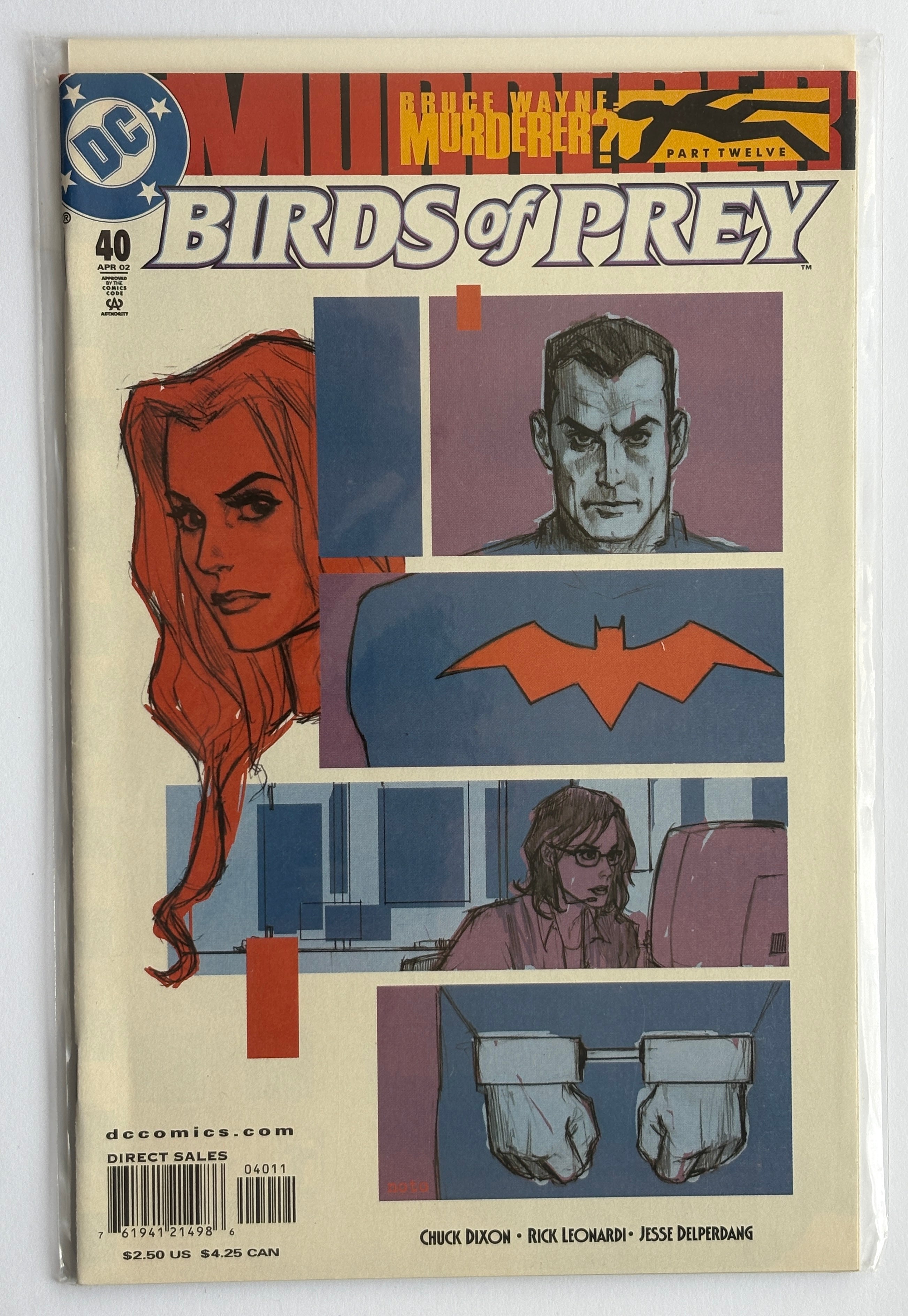 Birds of Prey #40 - 1st Printing DC Comics April 2002 VF/NM 9.0
