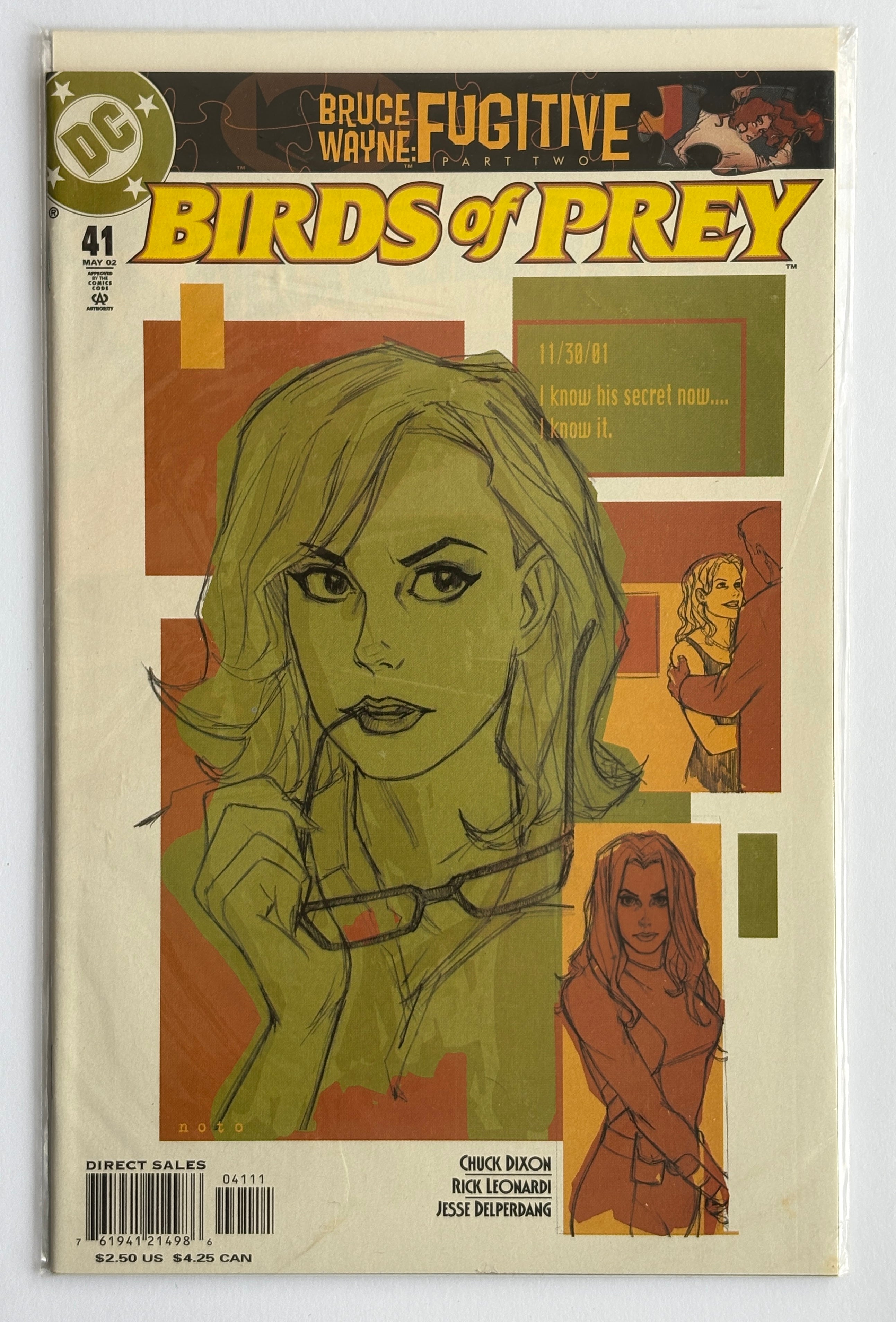 Birds of Prey #41 - 1st Printing DC Comics May 2002 VF+ 8.5
