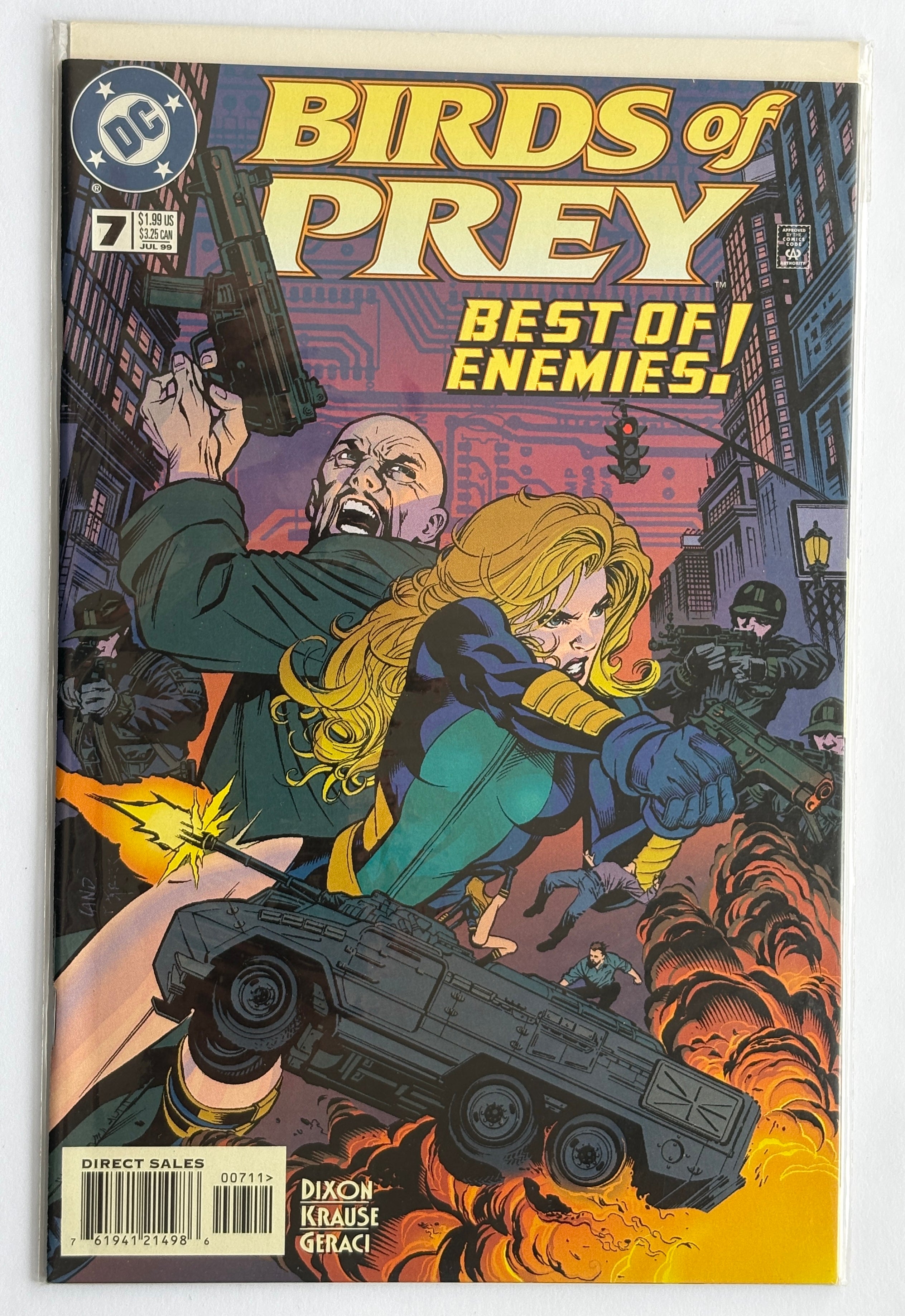 Birds of Prey #7 - 1st Printing DC Comics July 1999 VF 8.0