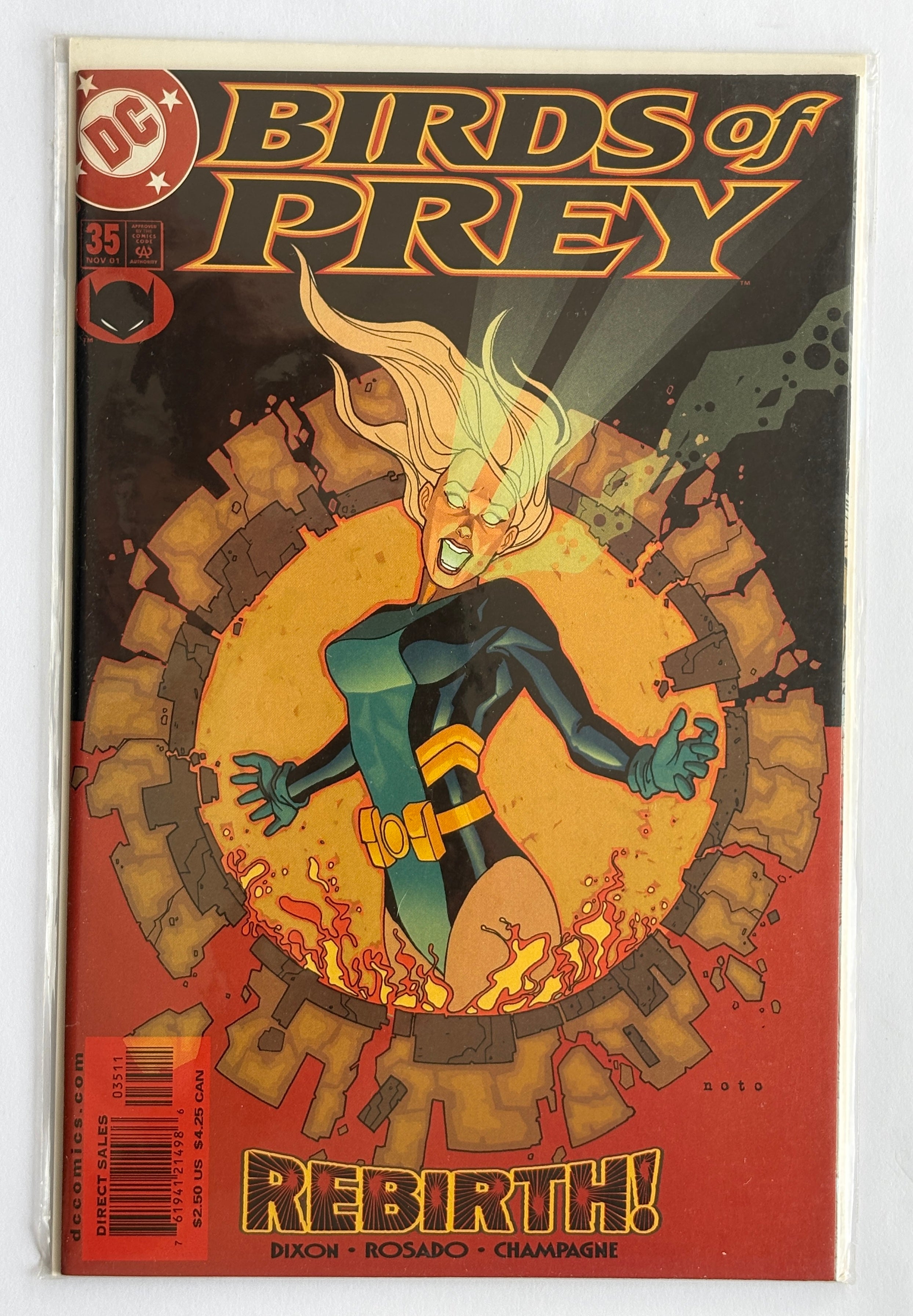Birds of Prey #35 - 1st Printing DC Comics November 2001 VF/NM 9.0