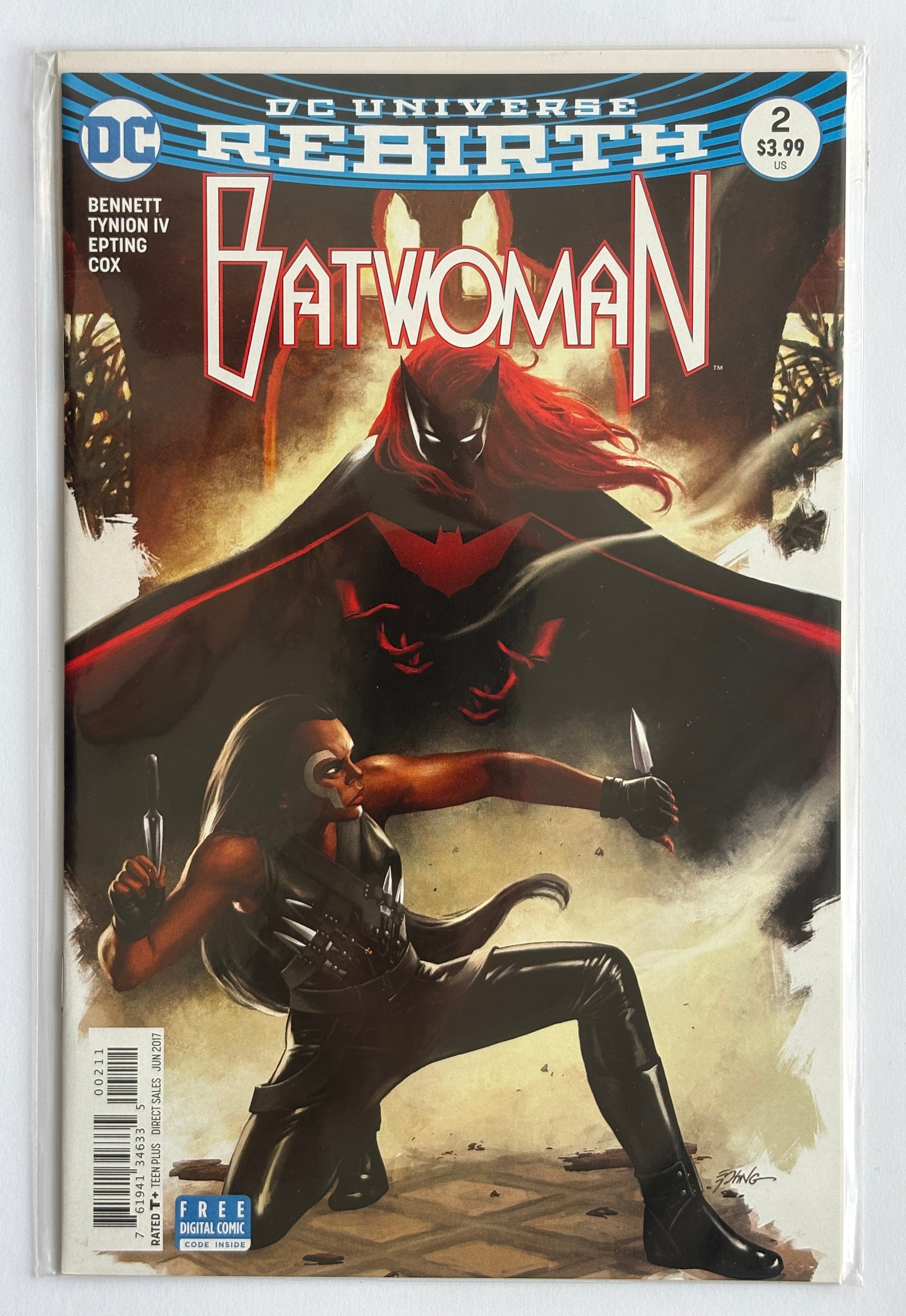 Batwoman #2 - DC Universe Rebirth - 1st Printing DC Comics June 2017 VF/NM 9.0