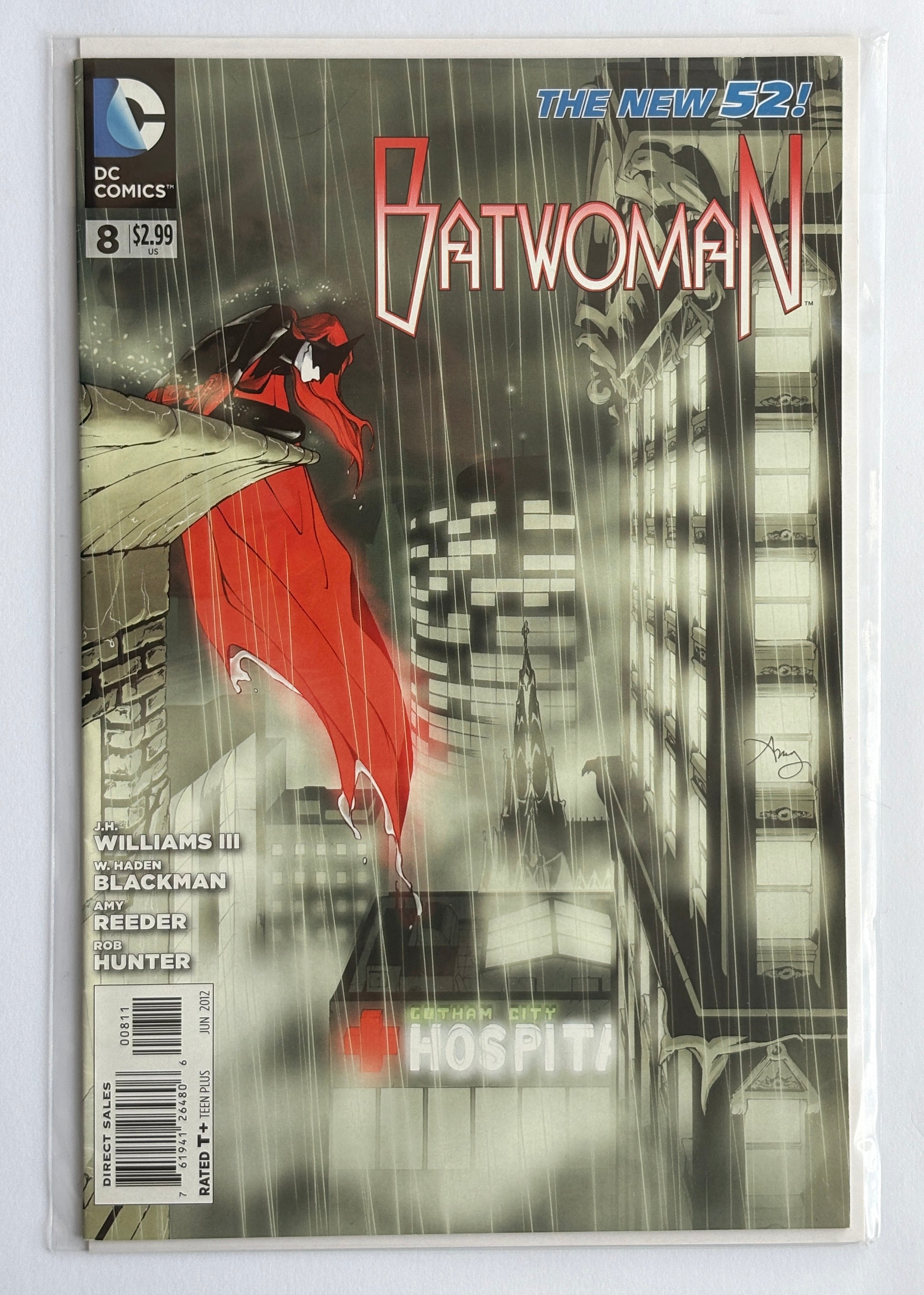 Batwoman #8 - The New 52 - 1st Printing - DC Comics June 2012 FN 6.0