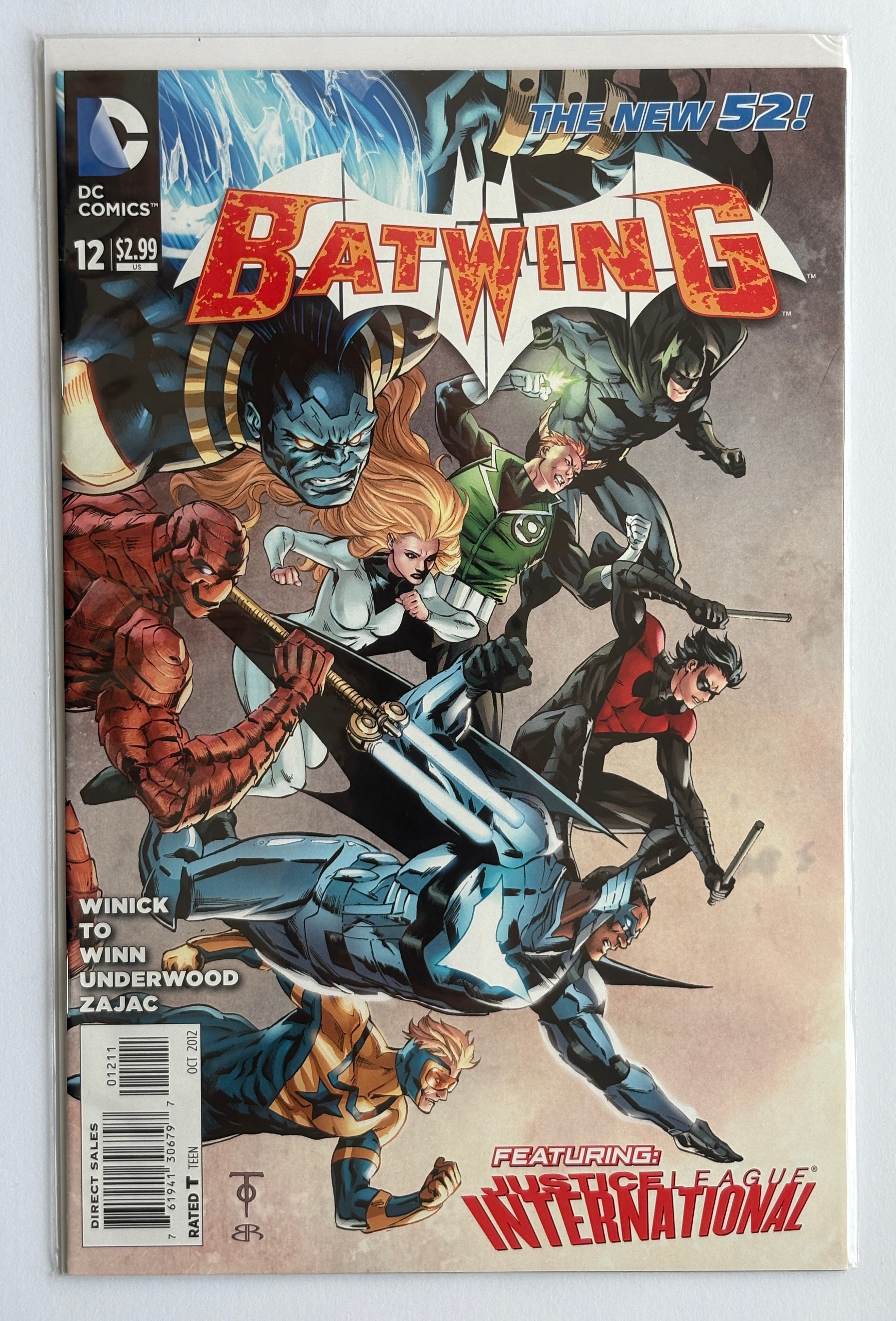 Batwing #12 - The New 52 - 1st Printing - DC October 2012 F/VF 7.0
