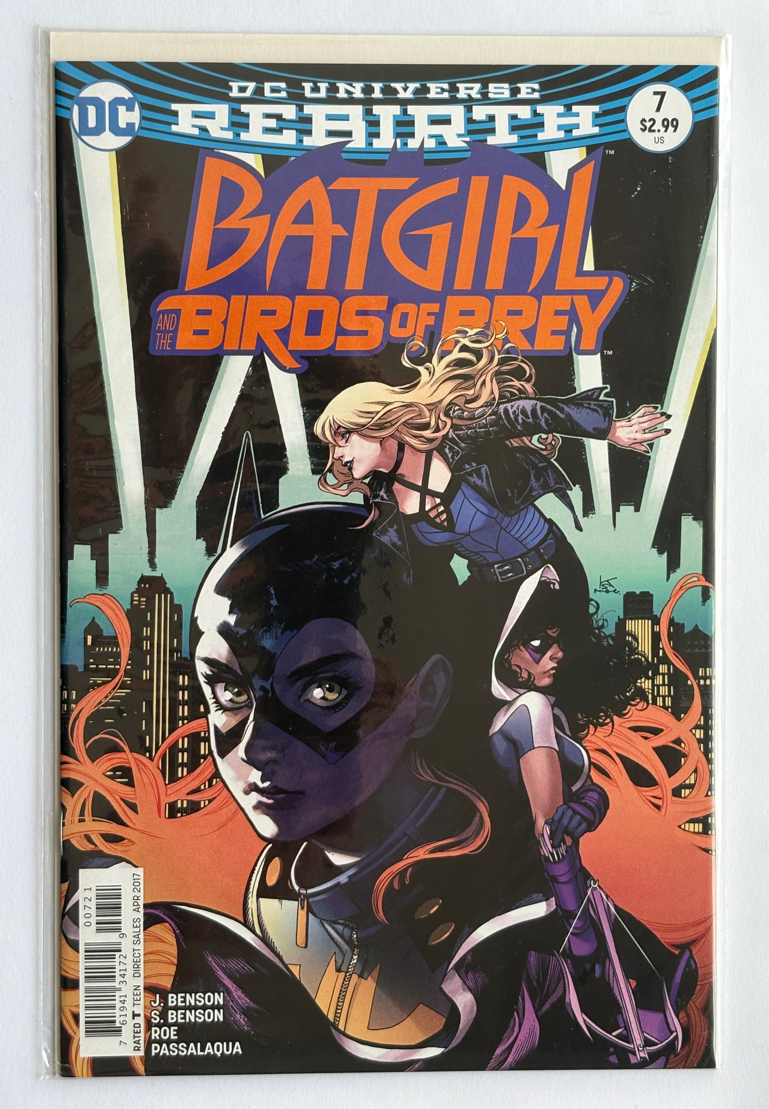 Batgirl and the Birds of Prey Rebirth #7 Cover B DC Comics April 2017 VF/NM 9.0