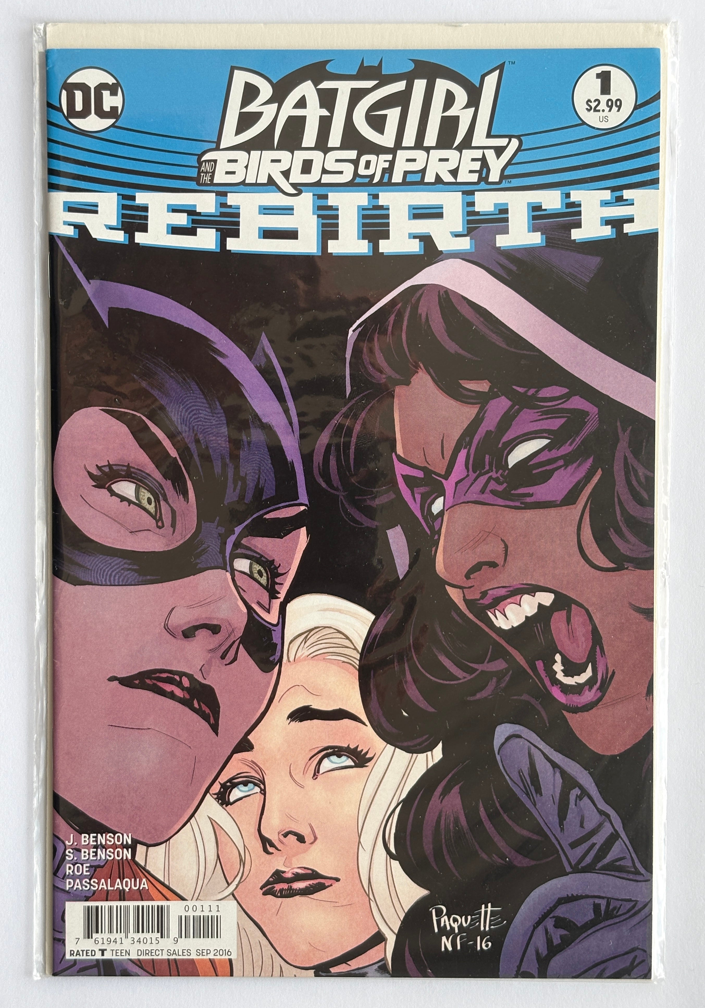 Batgirl and the Birds of Prey Rebirth #1 - DC Comics September 2016 VF+ 8.5