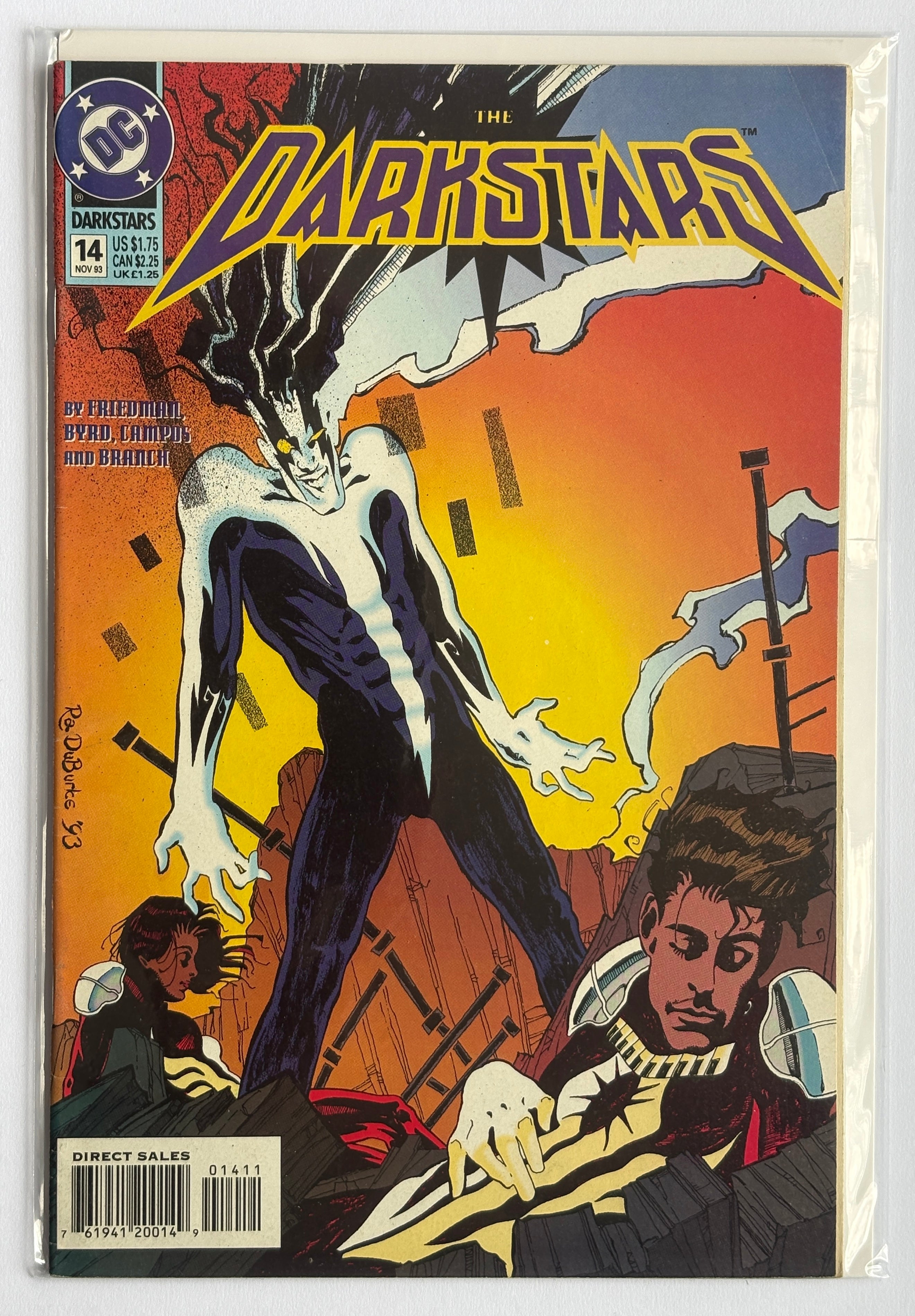 The Darkstars #14 - 1st Printing DC Comics November 1993 VF- 7.5