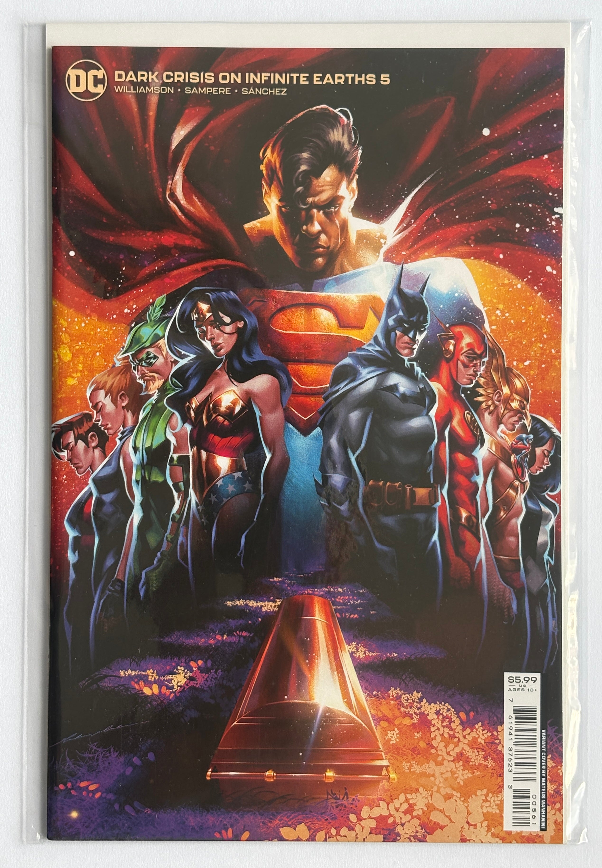 Dark Crisis on Infinite Earths #5 - Homage Variant DC December 2022 NM- 9.2
