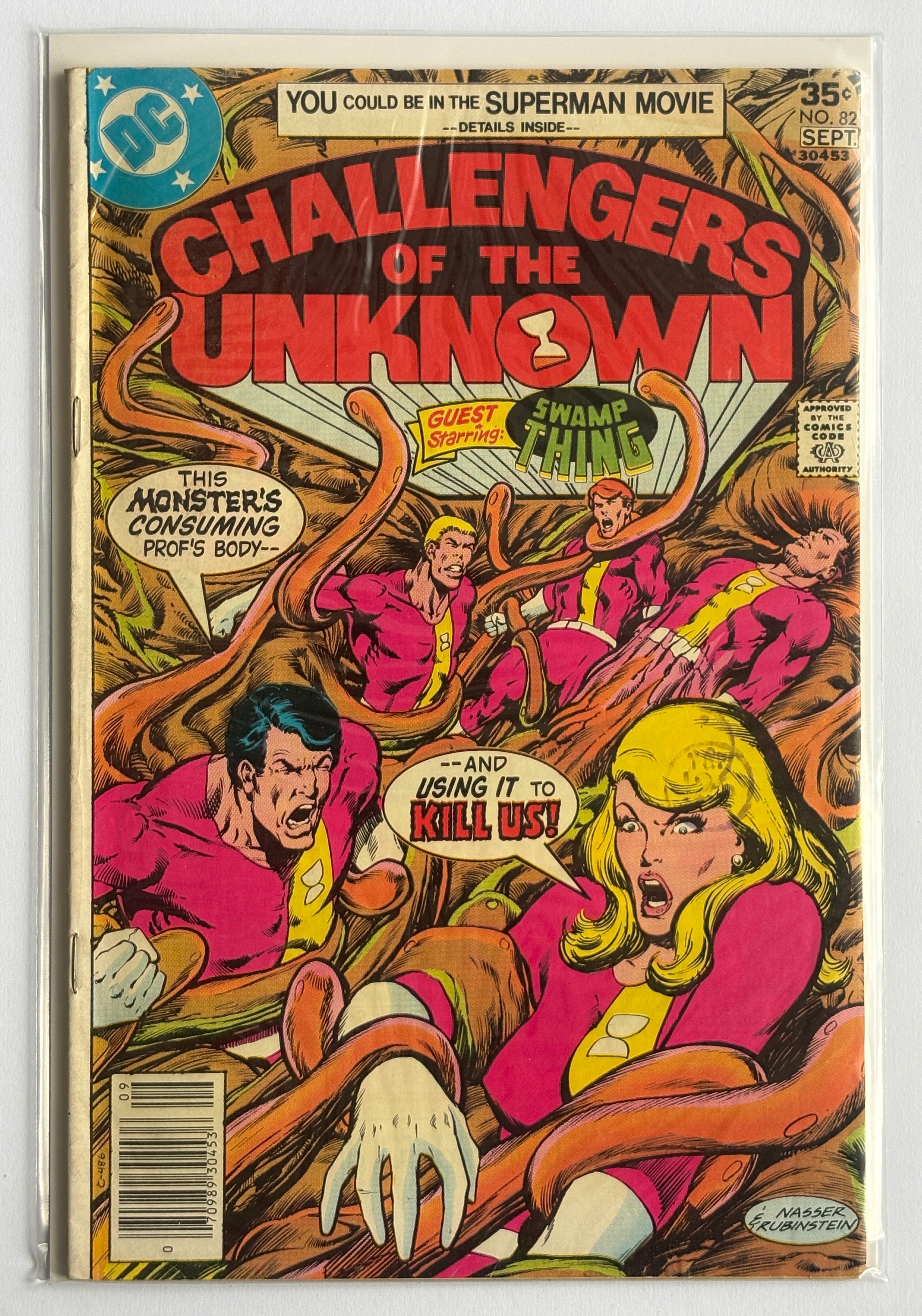Challengers of the Unknown #82 - DC Comics September 1977 FN 6.0