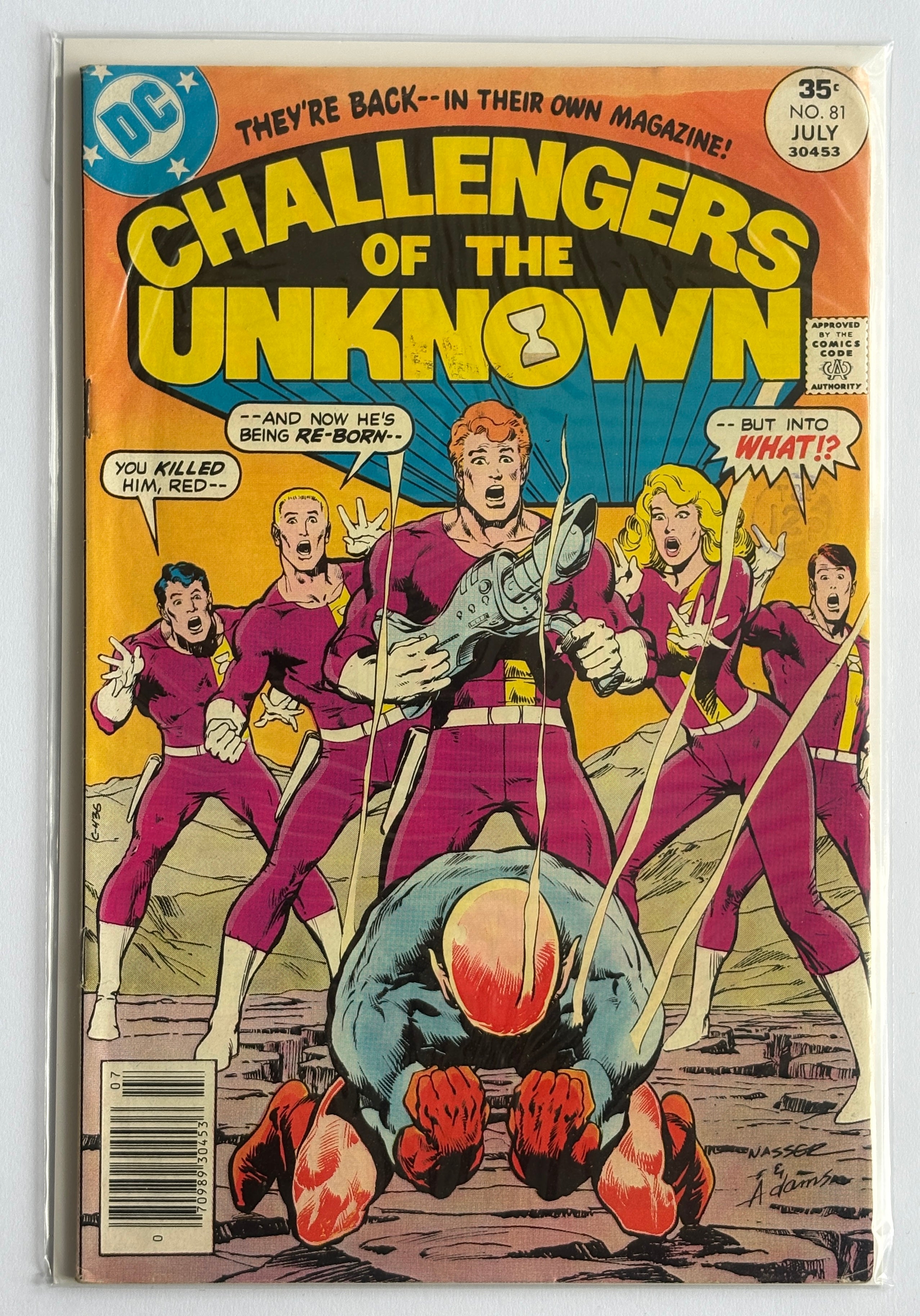 Challengers of the Unknown #81 - DC Comics July 1977 FN 6.0