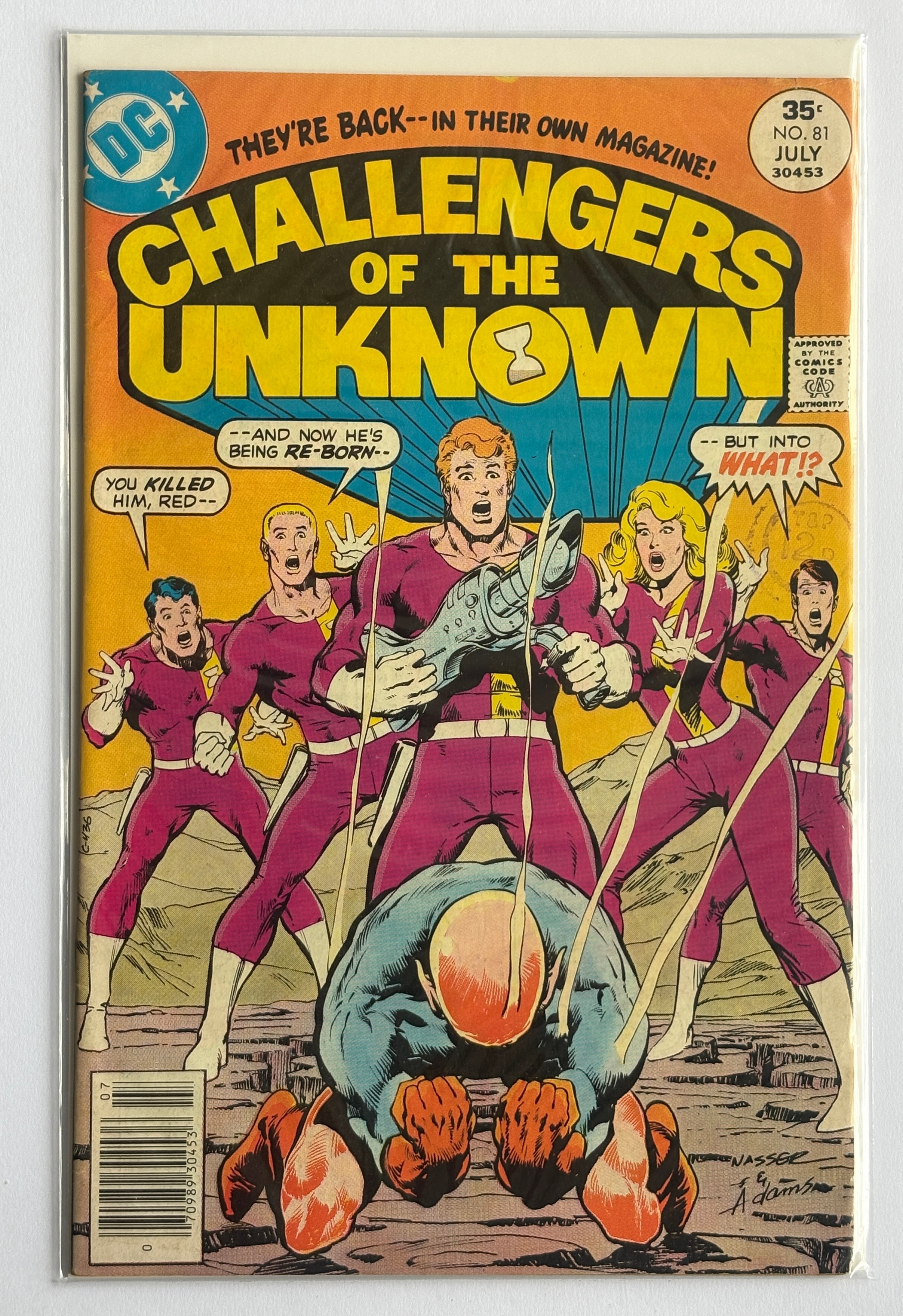Challengers of the Unknown #81 - DC Comics July 1977 F/VF 7.0