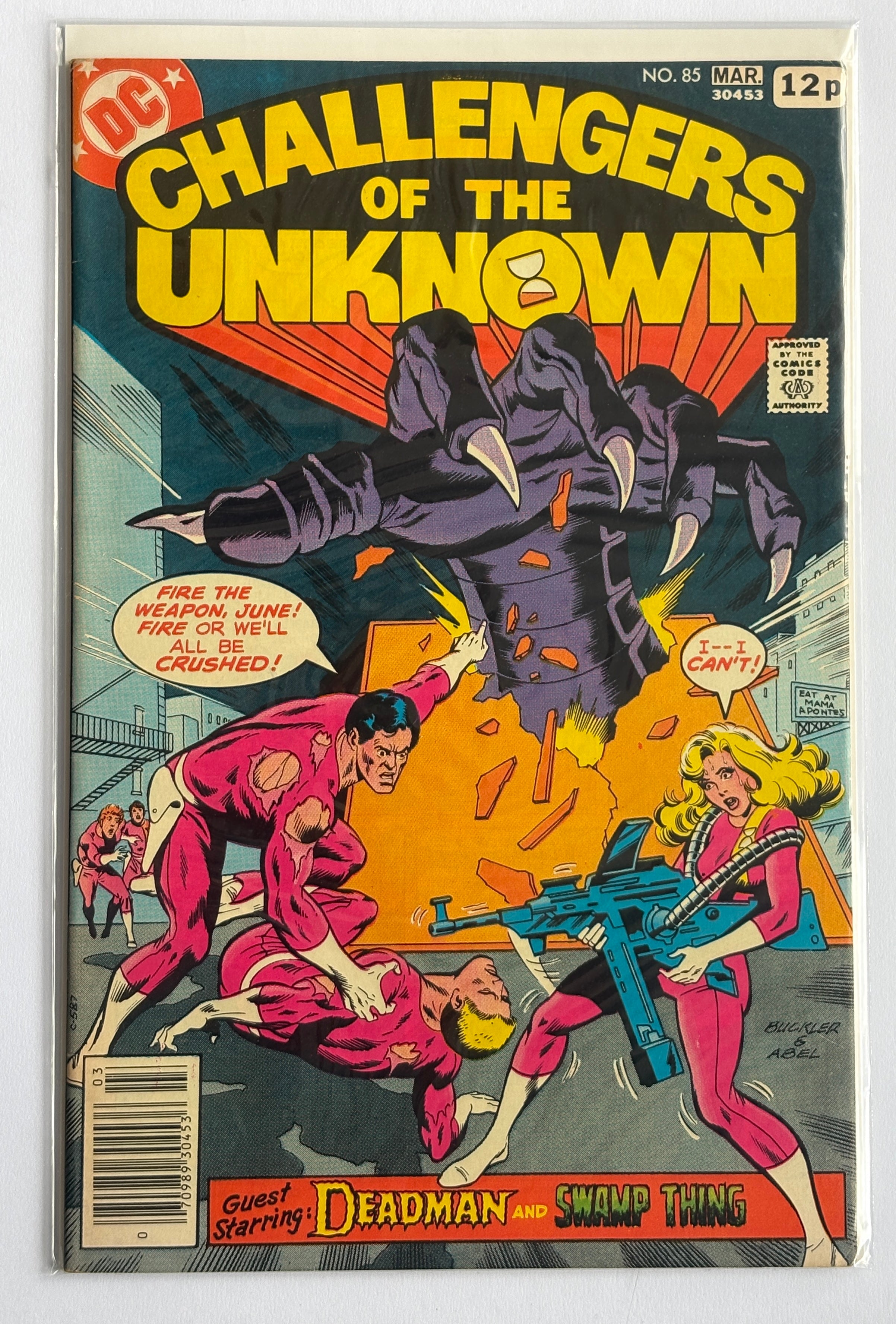 Challengers of the Unknown #85 - UK Variant DC Comics March 1978 F/VF 7.0