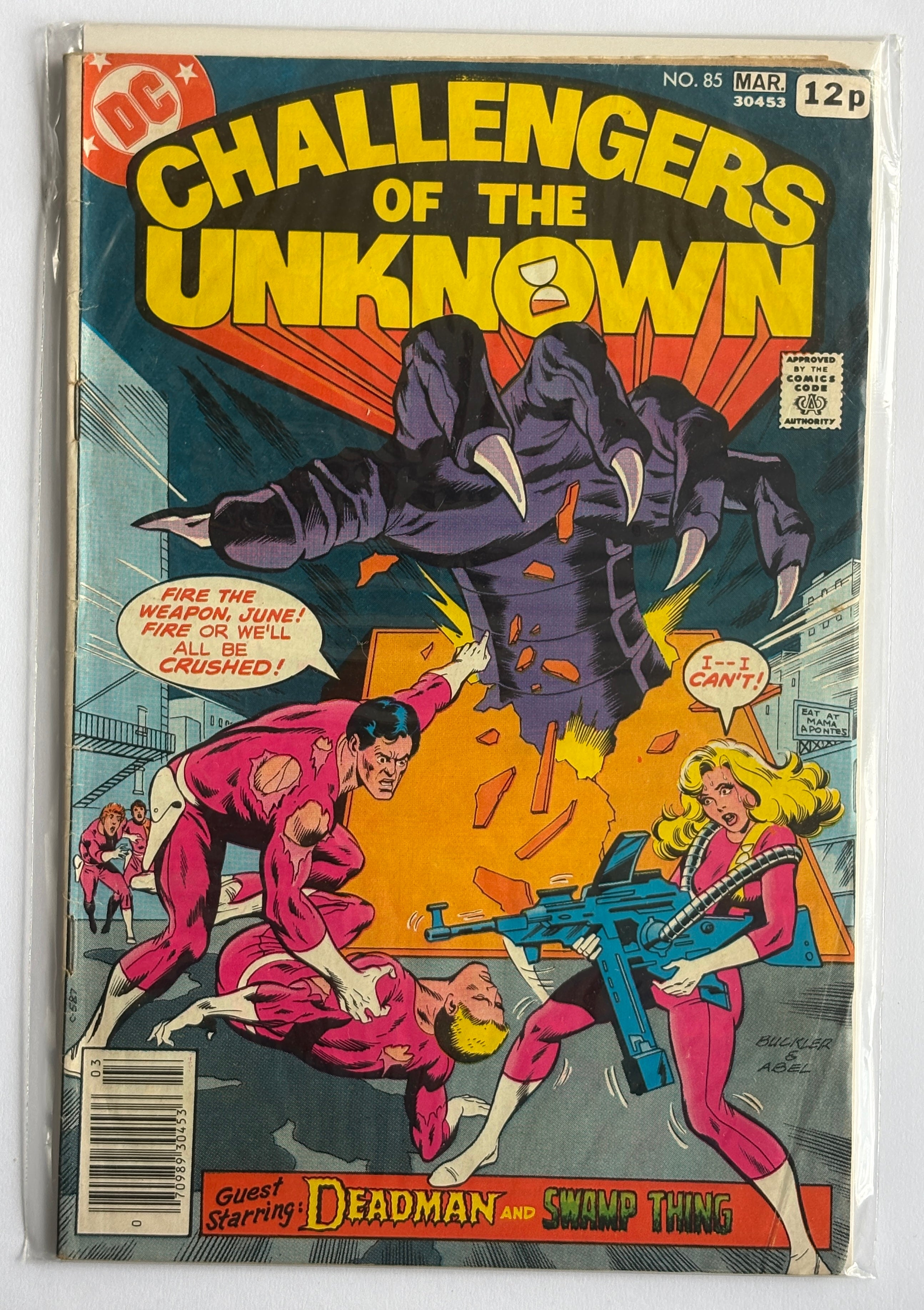 Challengers of the Unknown #85 - UK Variant DC Comics March 1978 VG/FN 5.0