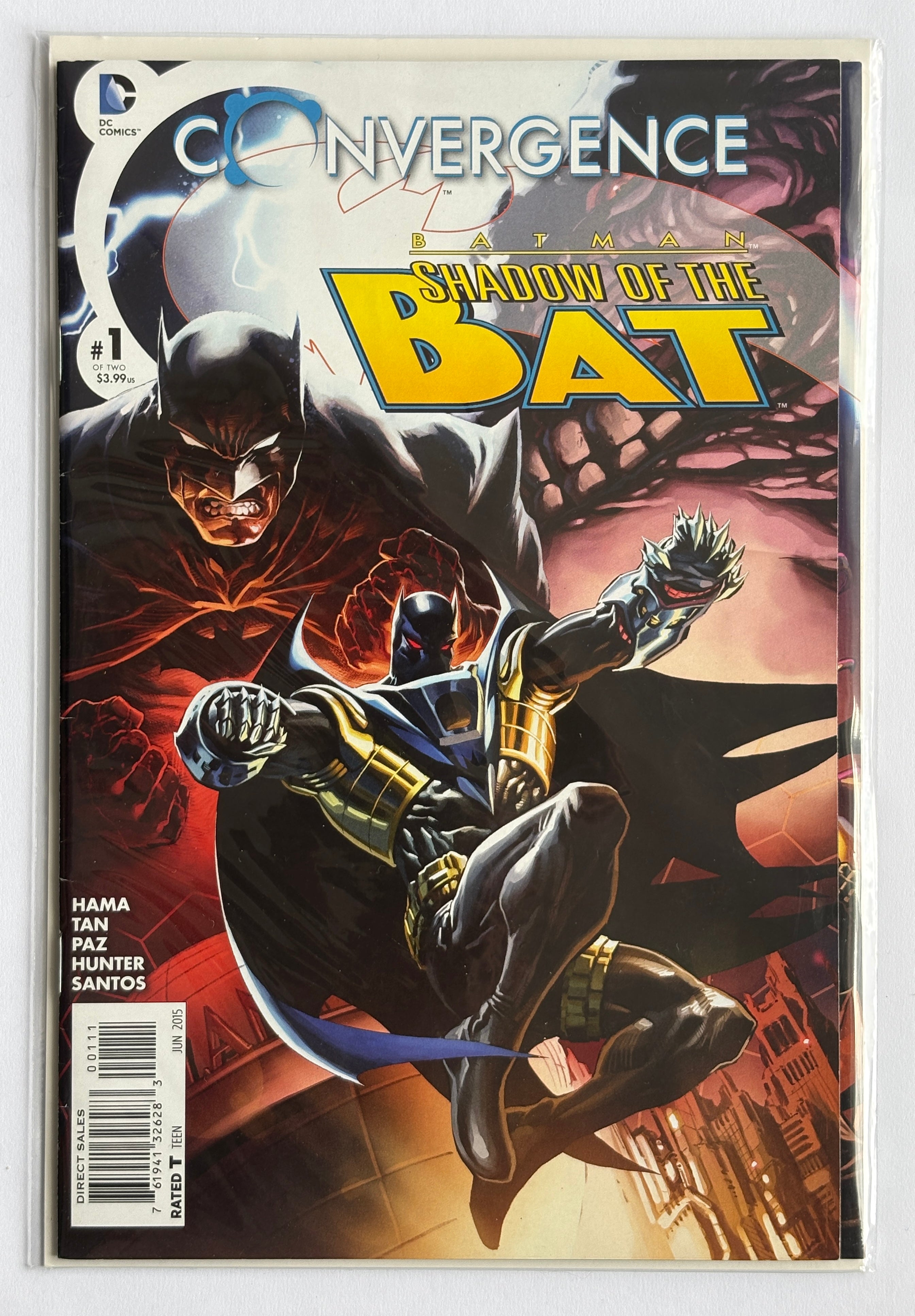 Convergence Batman Shadow of the Bat #1 & 2 Set (2 Comics) - 2015 FN+ 6.5