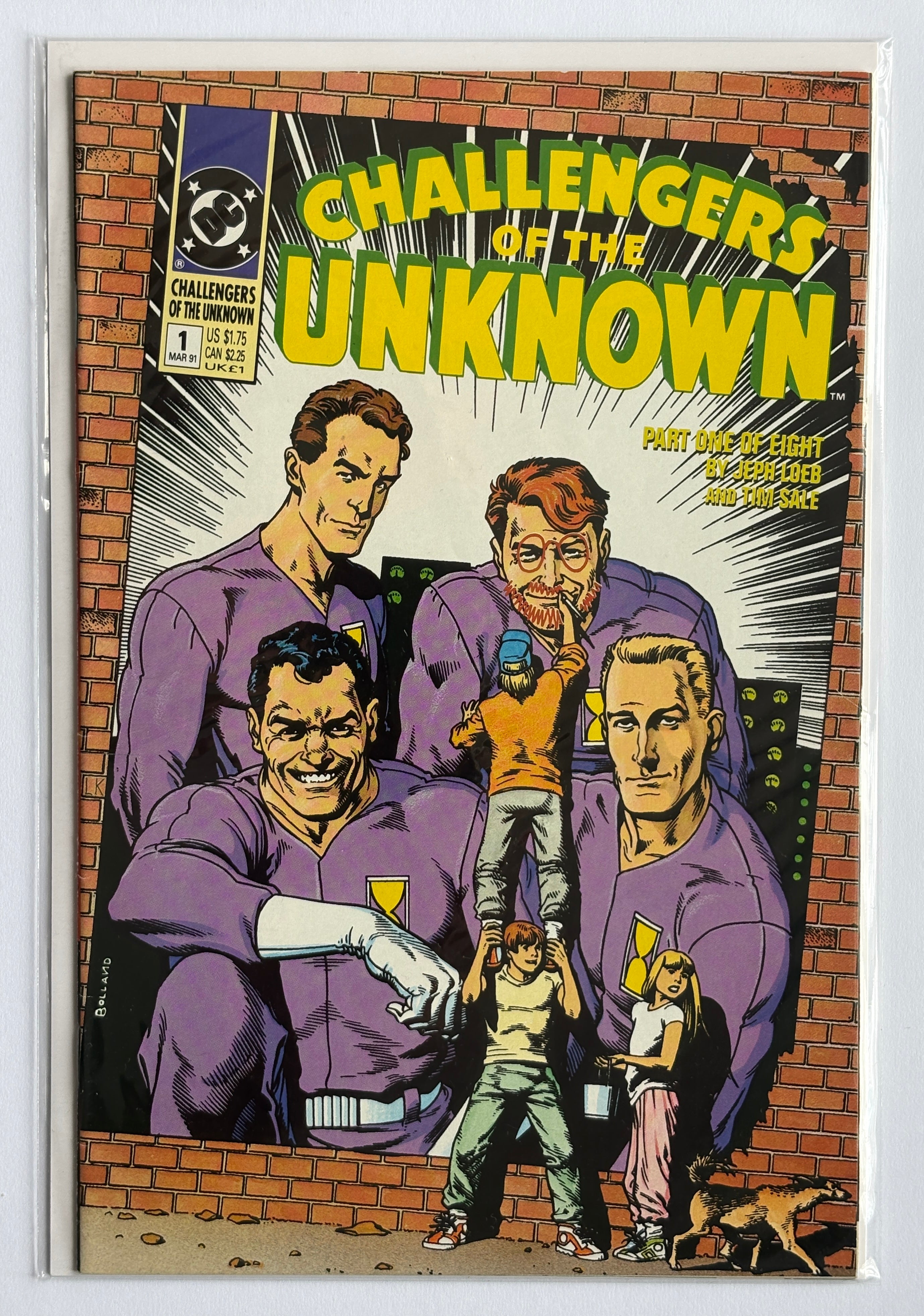 Challengers of the Unknown #1 (1 of 8) DC Comics March 1991 F/VF 7.0